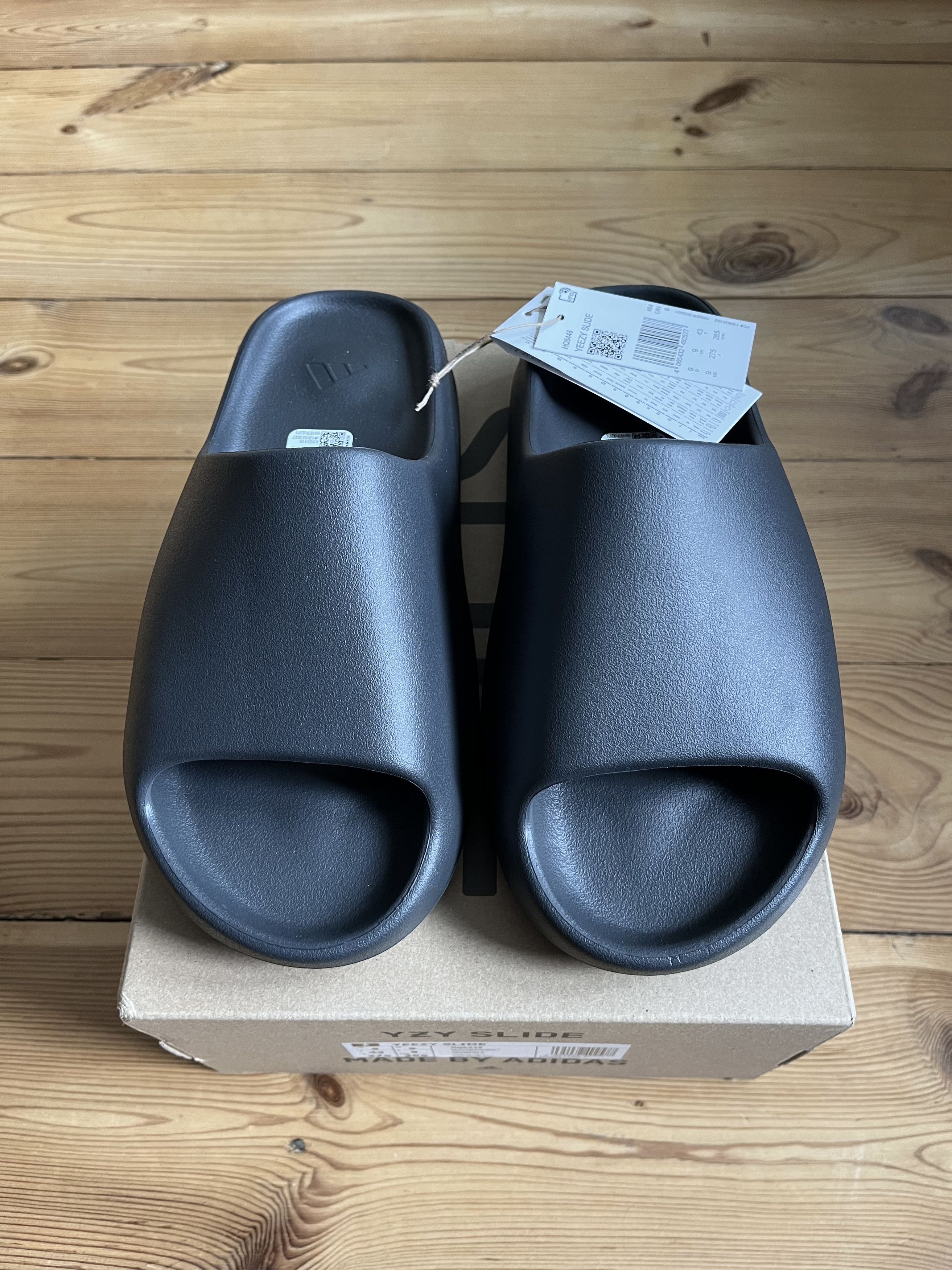 🔥 AUTHENTIC Light Blue Adidas Yeezy Slide SALT ID5480 US