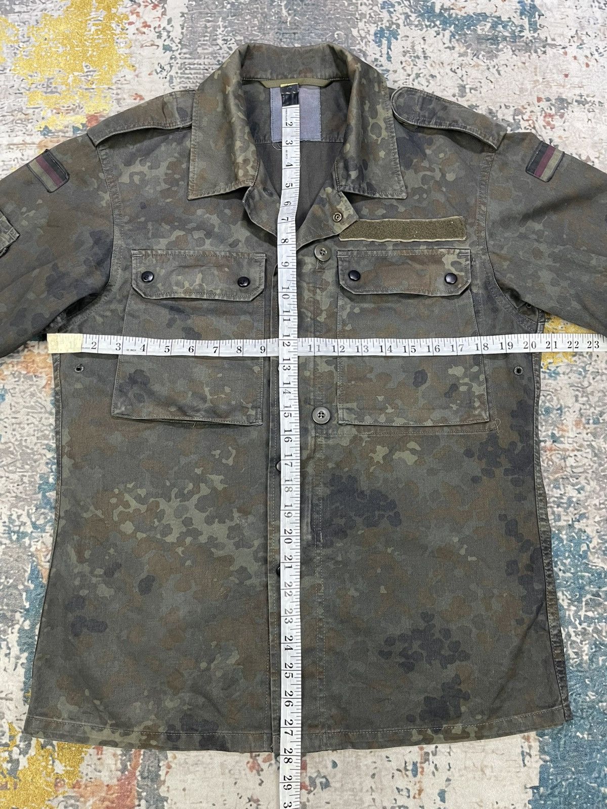 Vintage Vtg German Military Flecktarn Camouflage Field Jacket Size US S / EU 44-46 / 1 - 11 Thumbnail