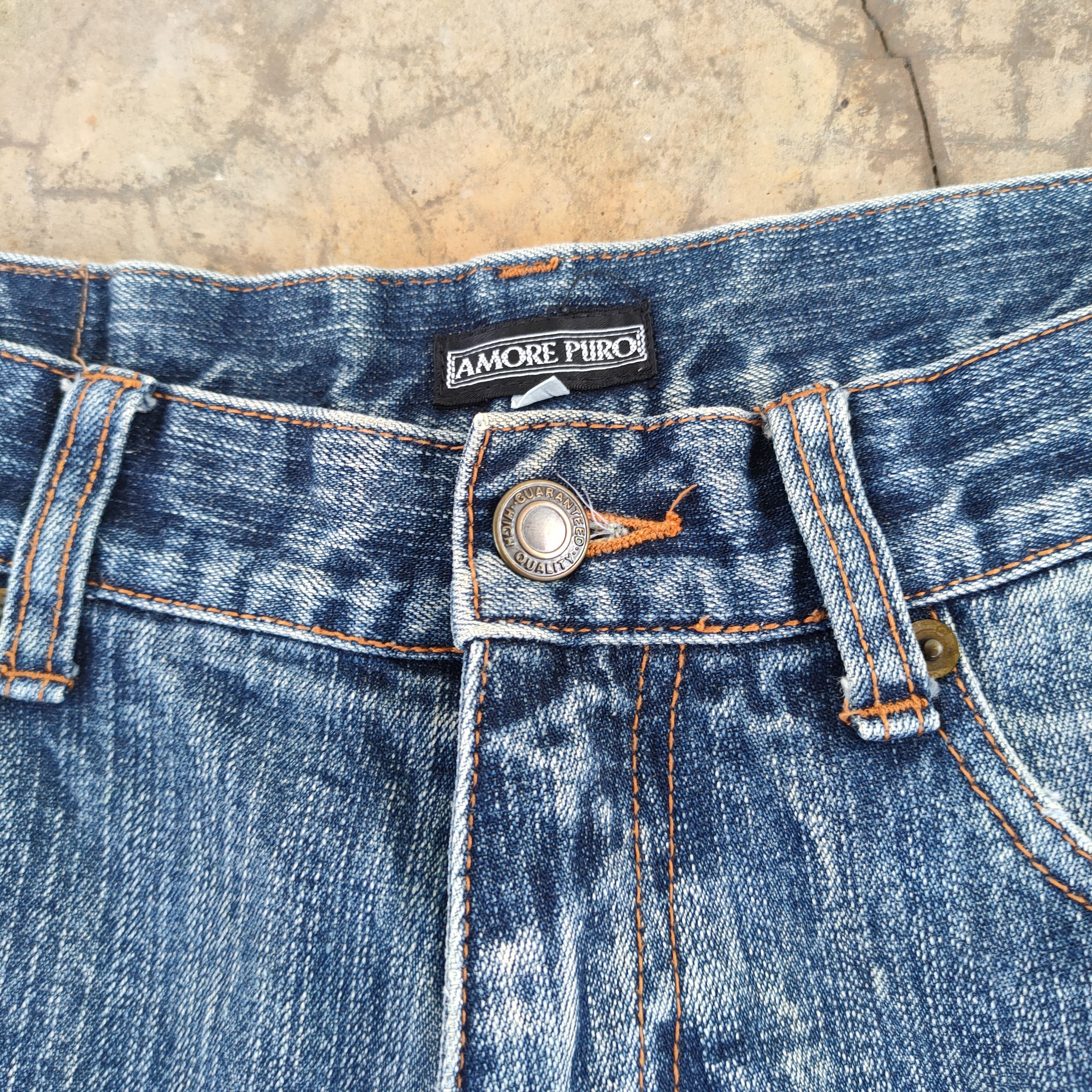 Japanese Brand W30×33 VINTAGE JAPANESE DISTRESSED FADED JEANS DENIM PANTS Size US 30 / EU 46 - 4 Thumbnail