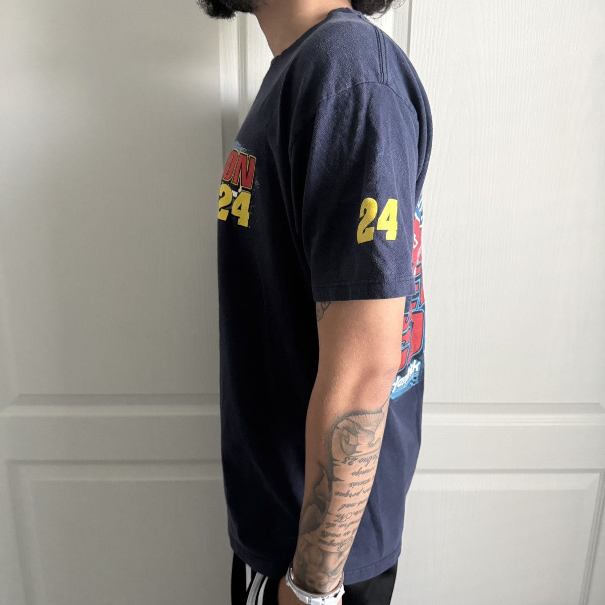 Other Vintage Y2K/2000s Blue Jeff Gordon NASCAR Streetwear Tee ! Size US M / EU 48-50 / 2 - 3 Thumbnail