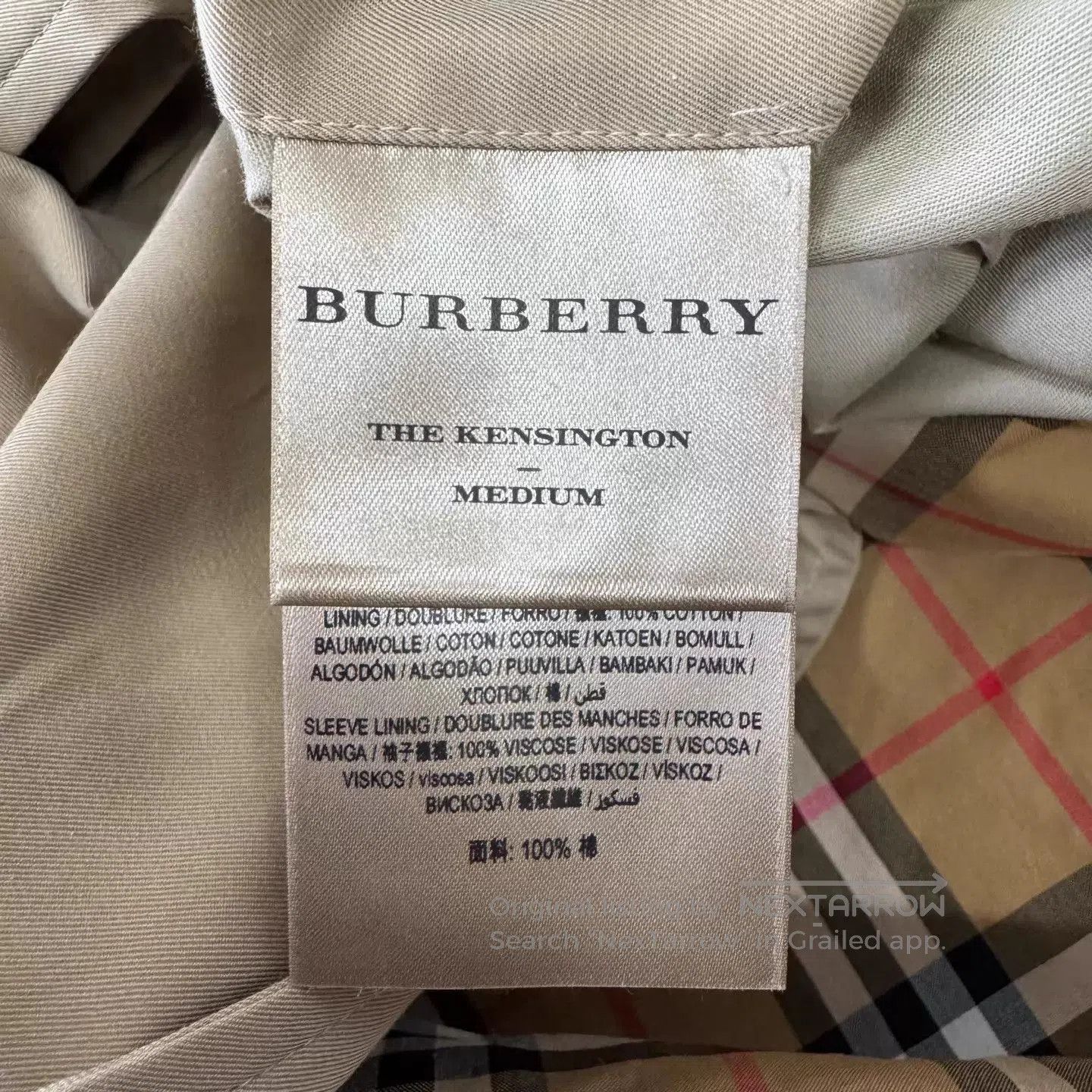 Burberry Beige Double-Breasted Trench Coat Size L. Size US L / EU 52-54 / 3 - 6 Thumbnail