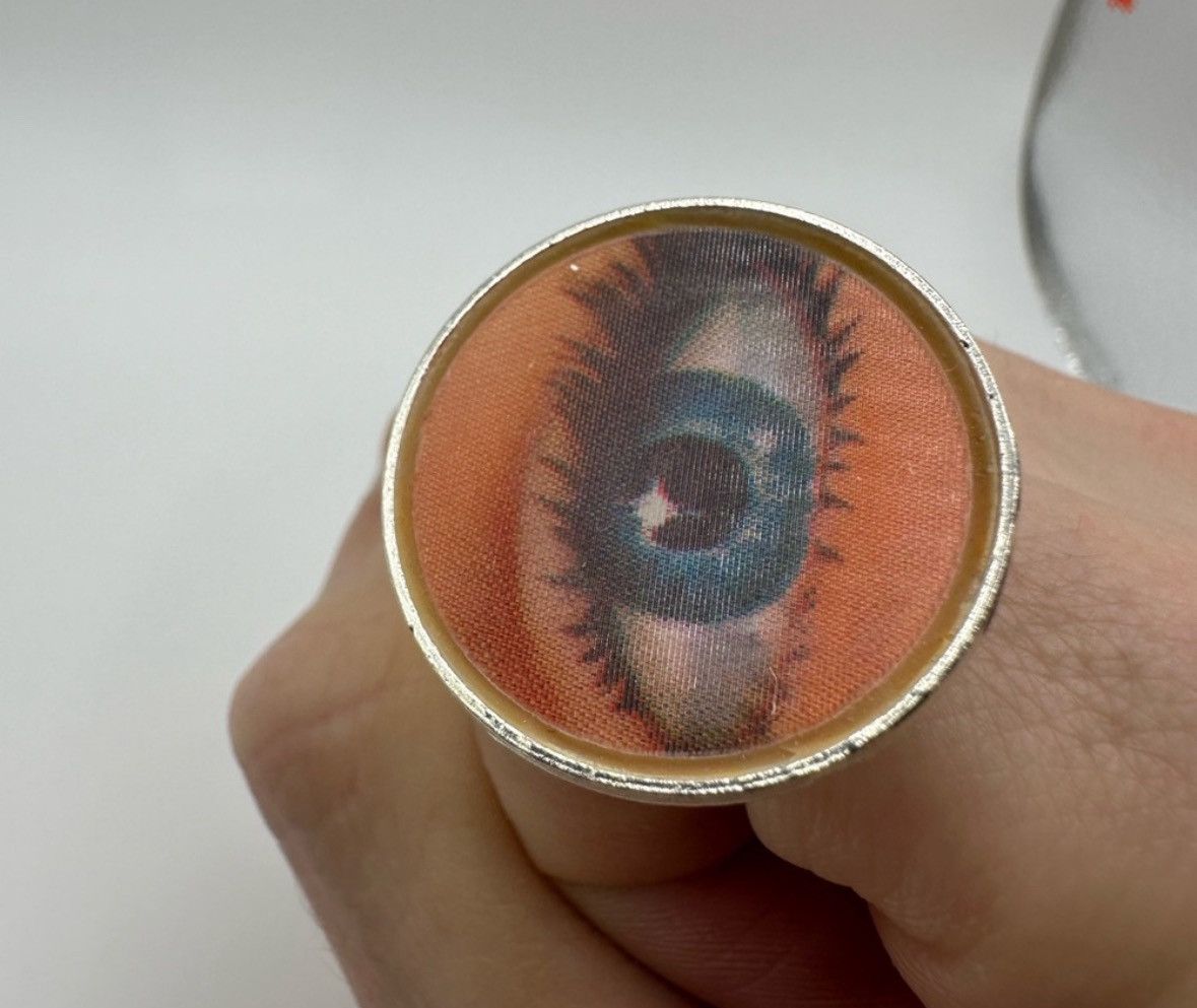 Flight Club Tyler Durden Eye Wink Ring- RARE Size ONE SIZE - 2 Thumbnail