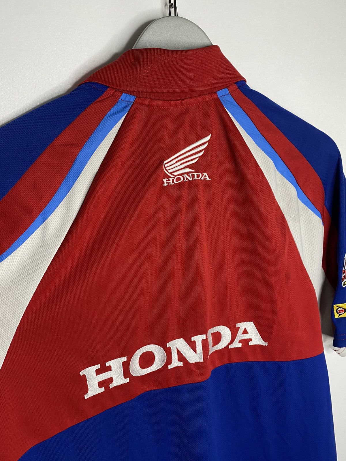 Honda 🏎️Vintage Honda Racing Big Logo Polo Shirt F1 Team🏎️ Size US L / EU 52-54 / 3 - 4 Thumbnail