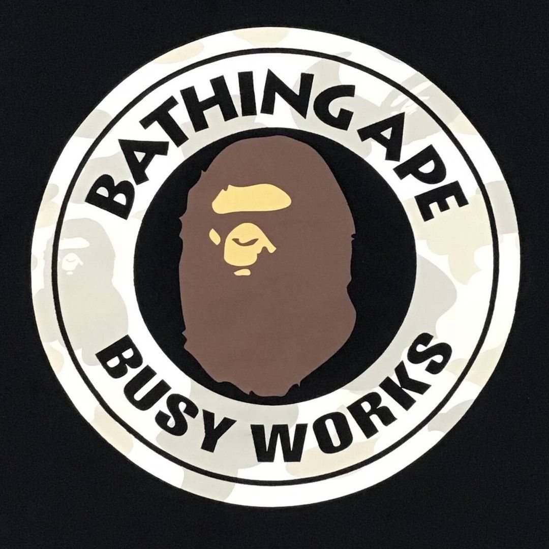 Bape 💫Glow in the dark💫 BAPE city camo circle logo T-shirt NAVY Size US S / EU 44-46 / 1 - 3 Thumbnail