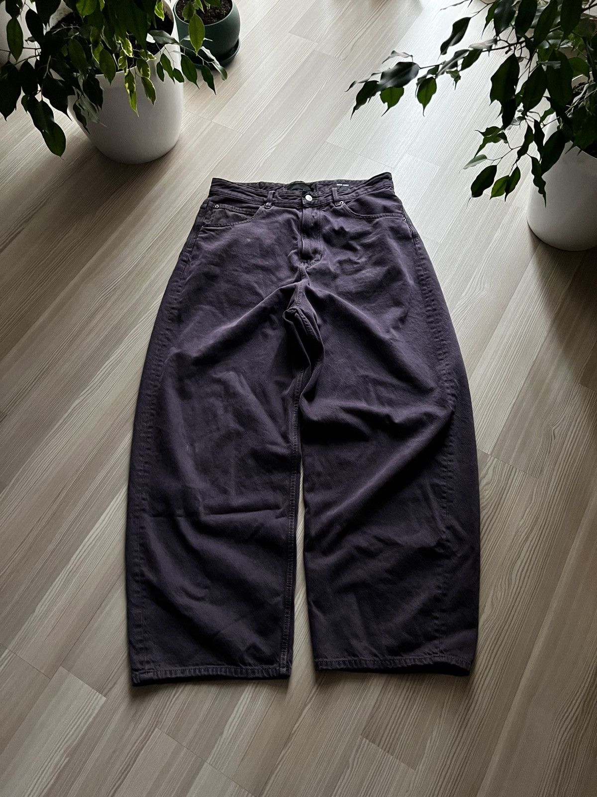 Other CRAZY VINTAGE SUPER BAGGY PURPLE DENIM JEANS JNCO STYLE Y2K Size US 34 / EU 50 - 1 Thumbnail