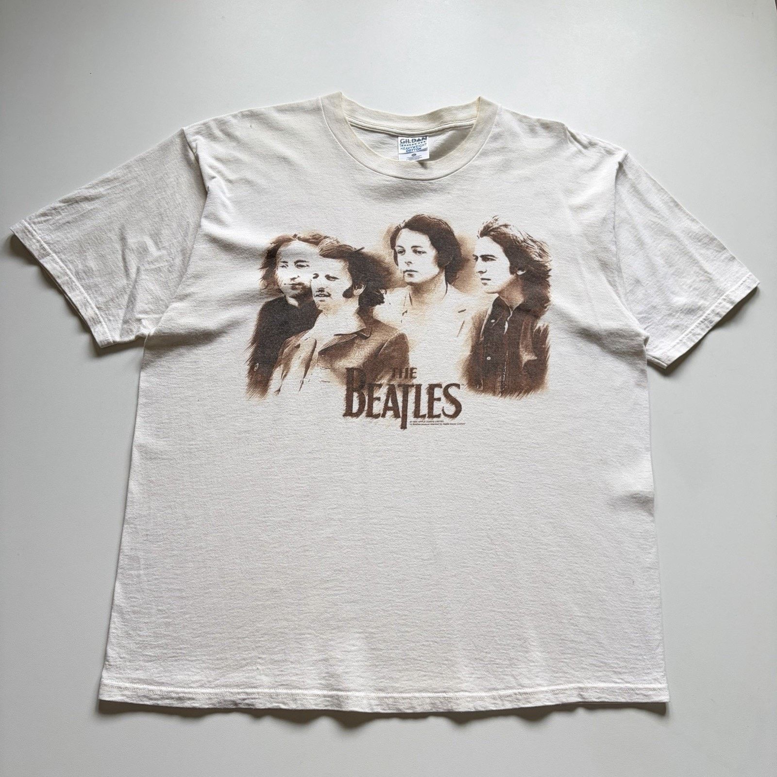 Gildan VINTAGE 1997 Usher My Way Album Promo T-Shirt Mens XL White 