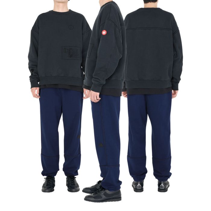 Cav Empt Overdye Double Face Crew Neck | Grailed