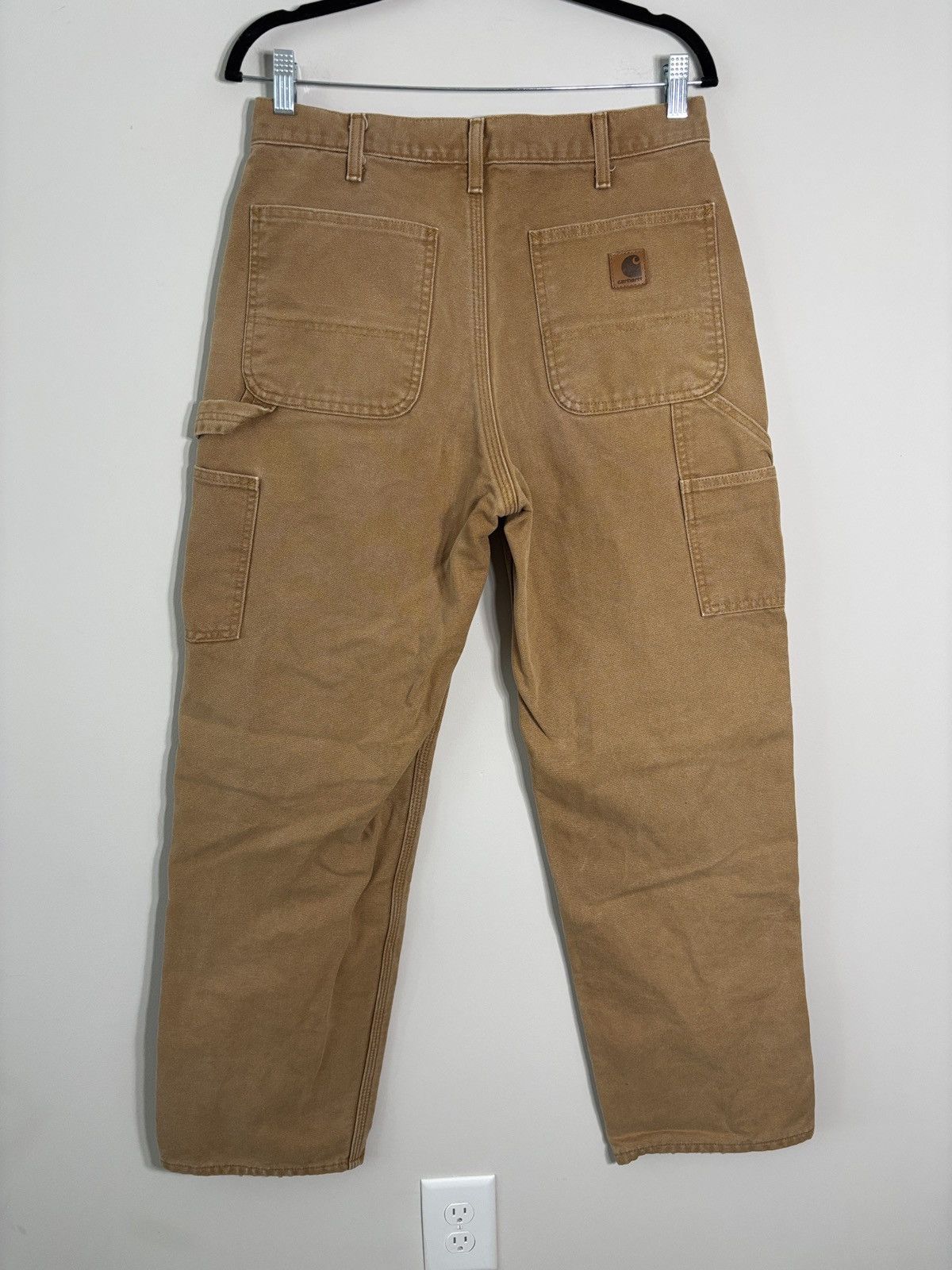 Carhartt Vtg Carhartt Lined Carpenter Pants Workwear Distressed 31x31 Size US 31 - 4 Thumbnail