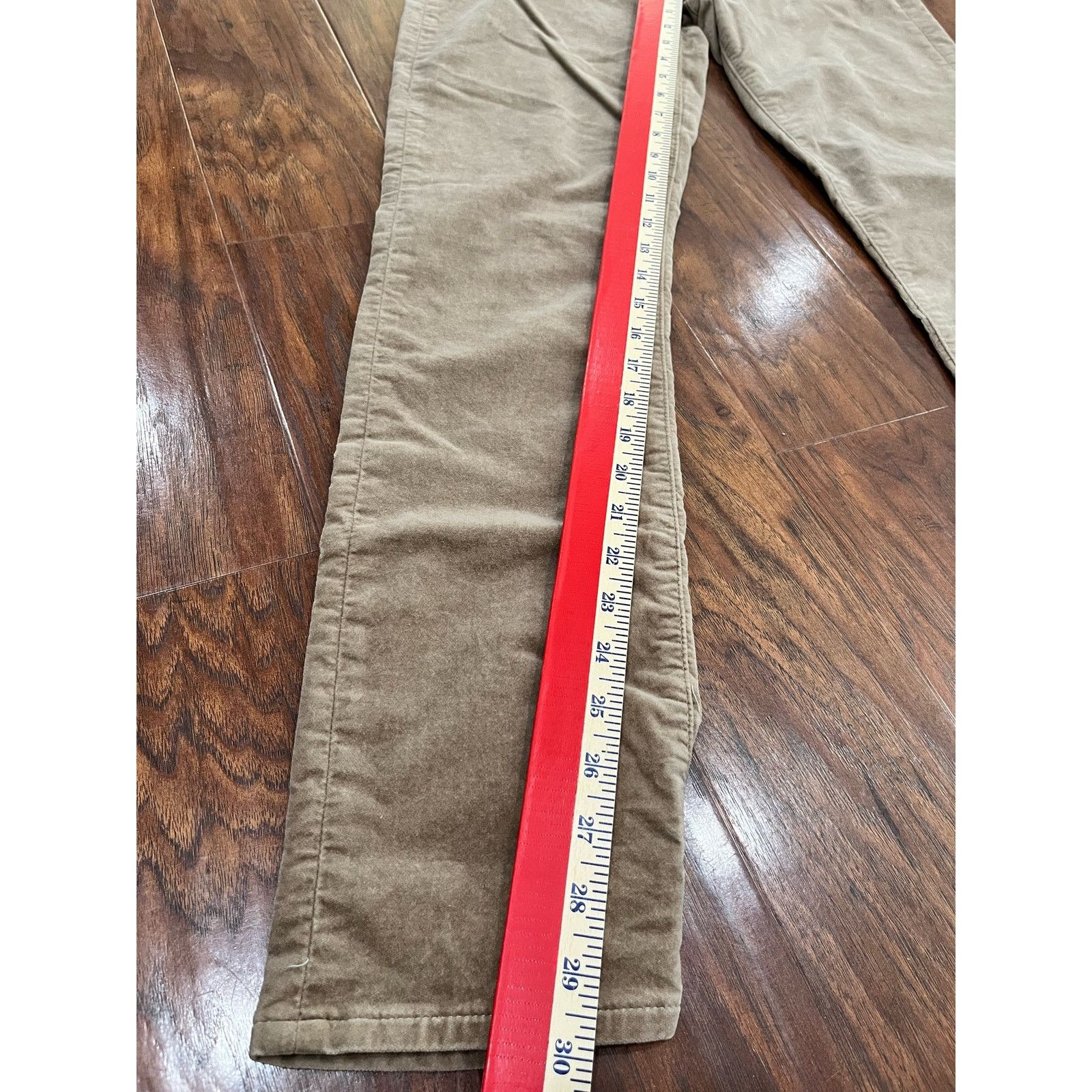 Gap Gap Wmens Vintage Slim High Rise Velour Pants Size 29/8 T Size 29" - 7 Thumbnail