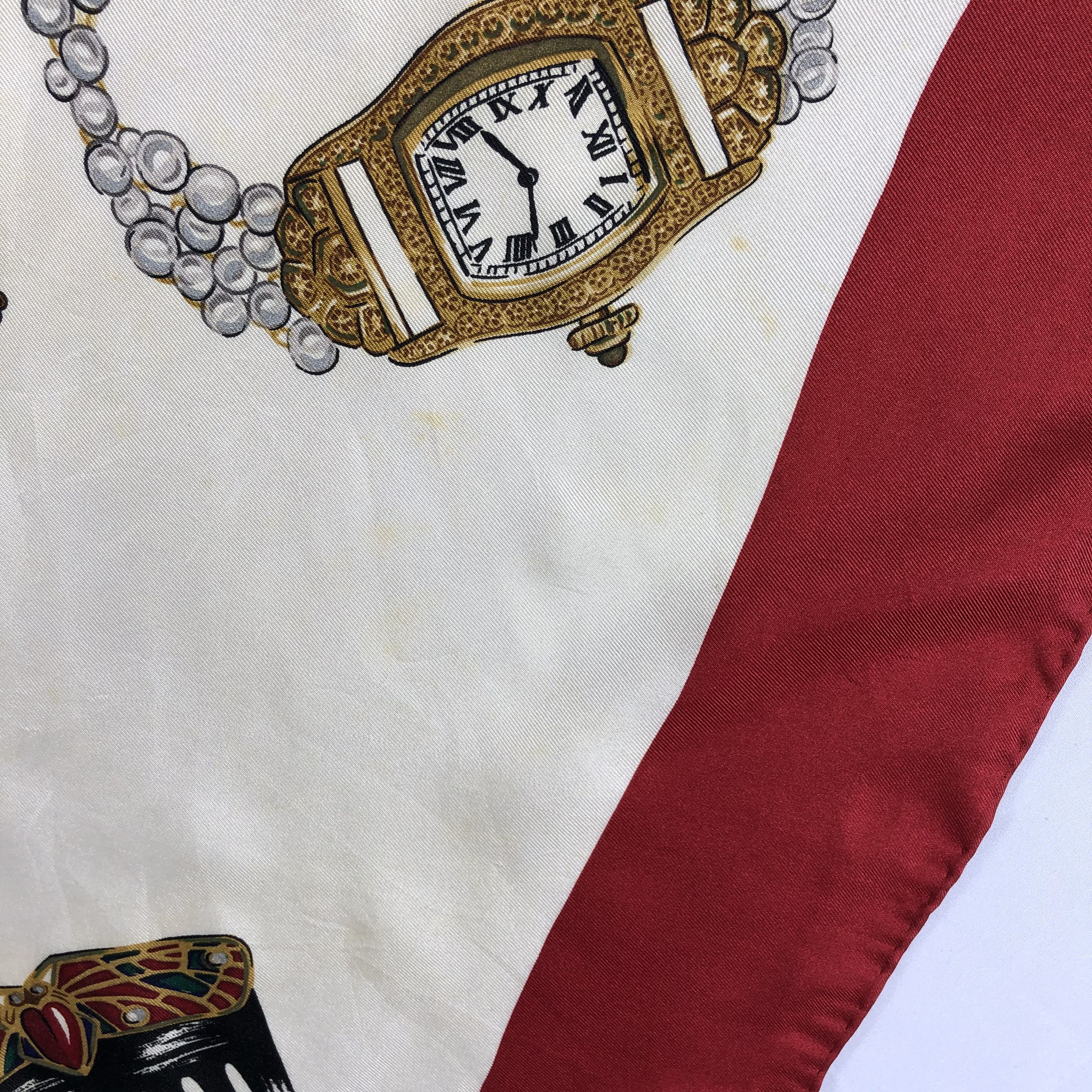 Vintage Vintage Moschino Silk Scarf Size ONE SIZE - 11 Thumbnail