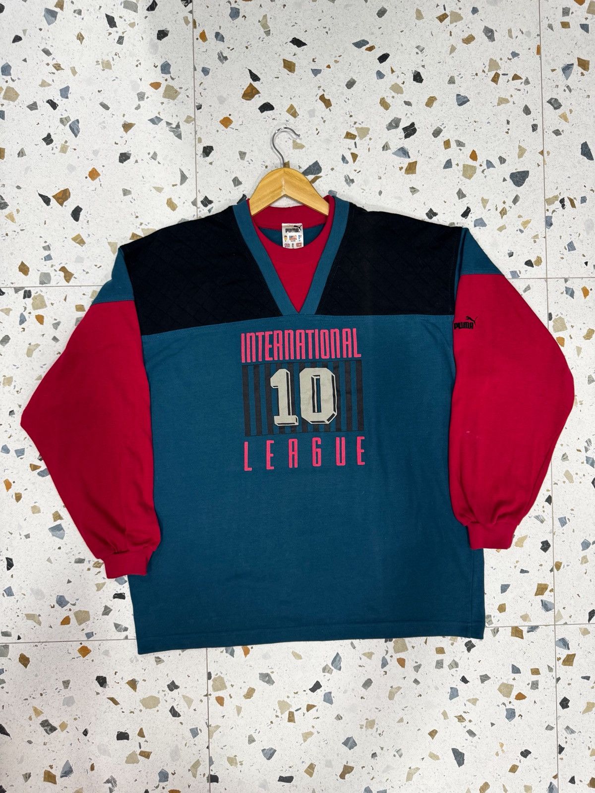 Puma Puma vintage international league sweatshirt size M Size US M / EU 48-50 / 2 - 2 Thumbnail