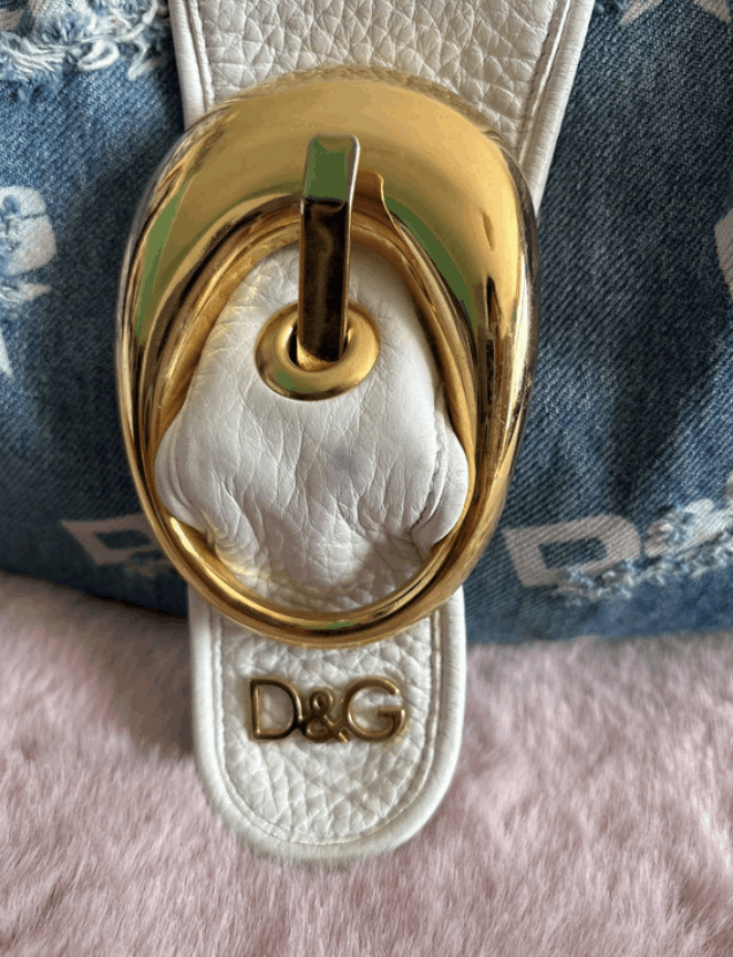 Dolce & Gabbana × Jean Dolce Gabbana Hand Bag Baguete Shoulder Hobo Denim EX0108 Size ONE SIZE - 9 Thumbnail