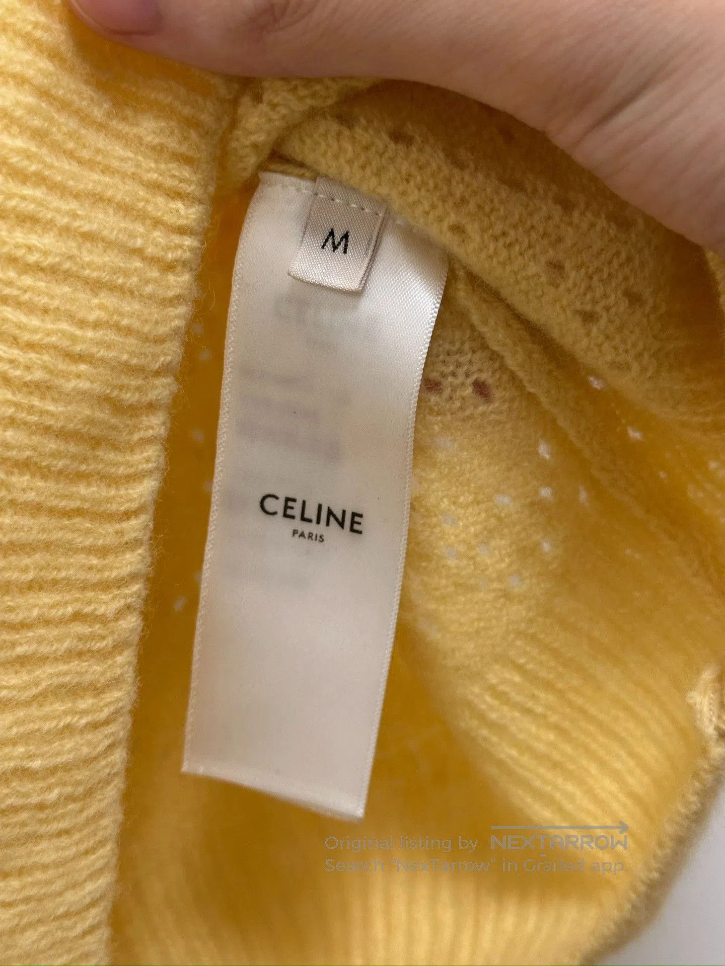 Celine CELINE Triomphe Openwork Knit Vest M. Size M / US 6-8 / IT 42-44 - 5 Thumbnail