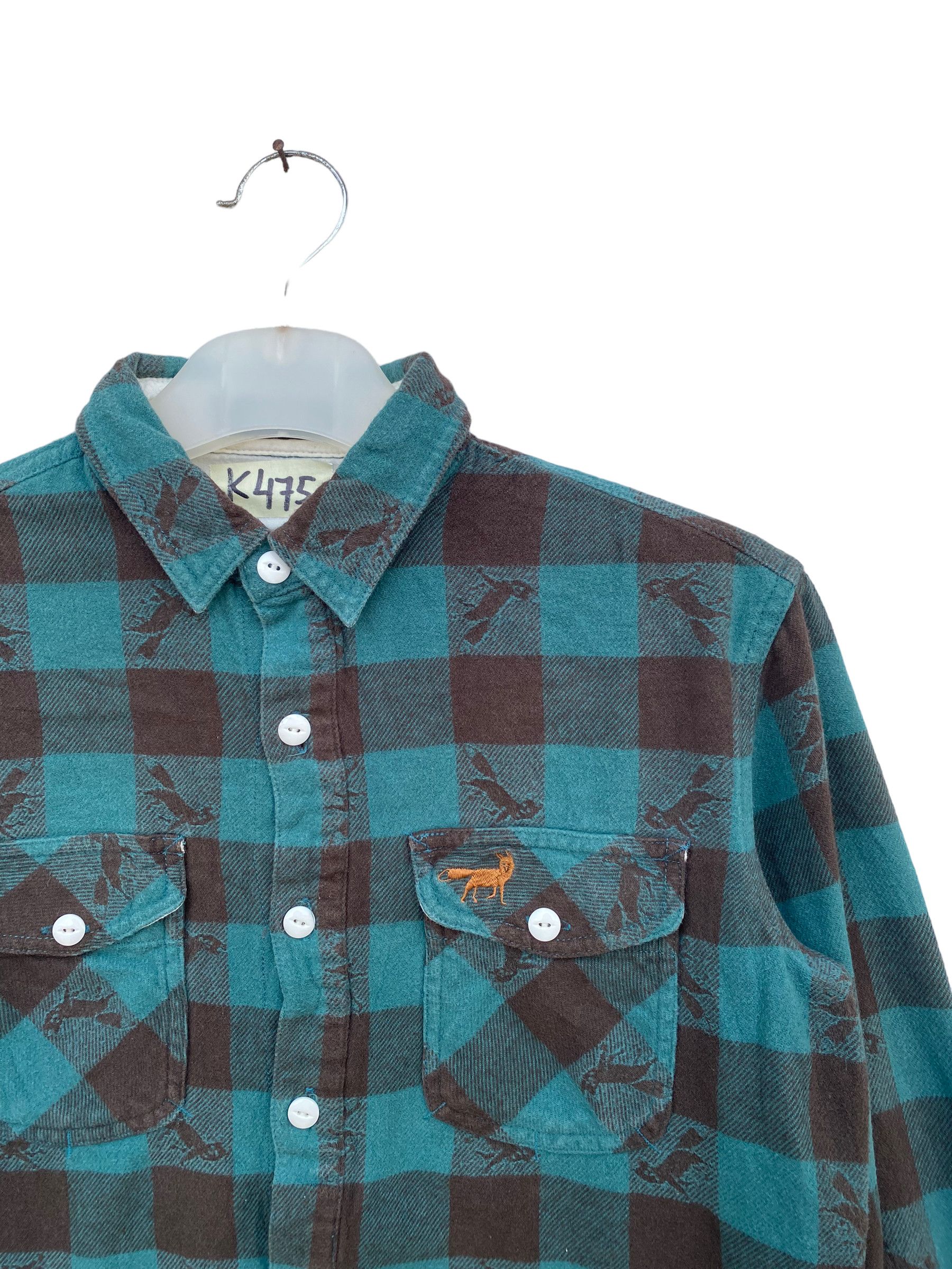 Issey Miyake NE-NET ISSEY MIYAKE KITSUNE STYLE FLANNEL SHIRT Size M / US 6-8 / IT 42-44 - 2 Thumbnail