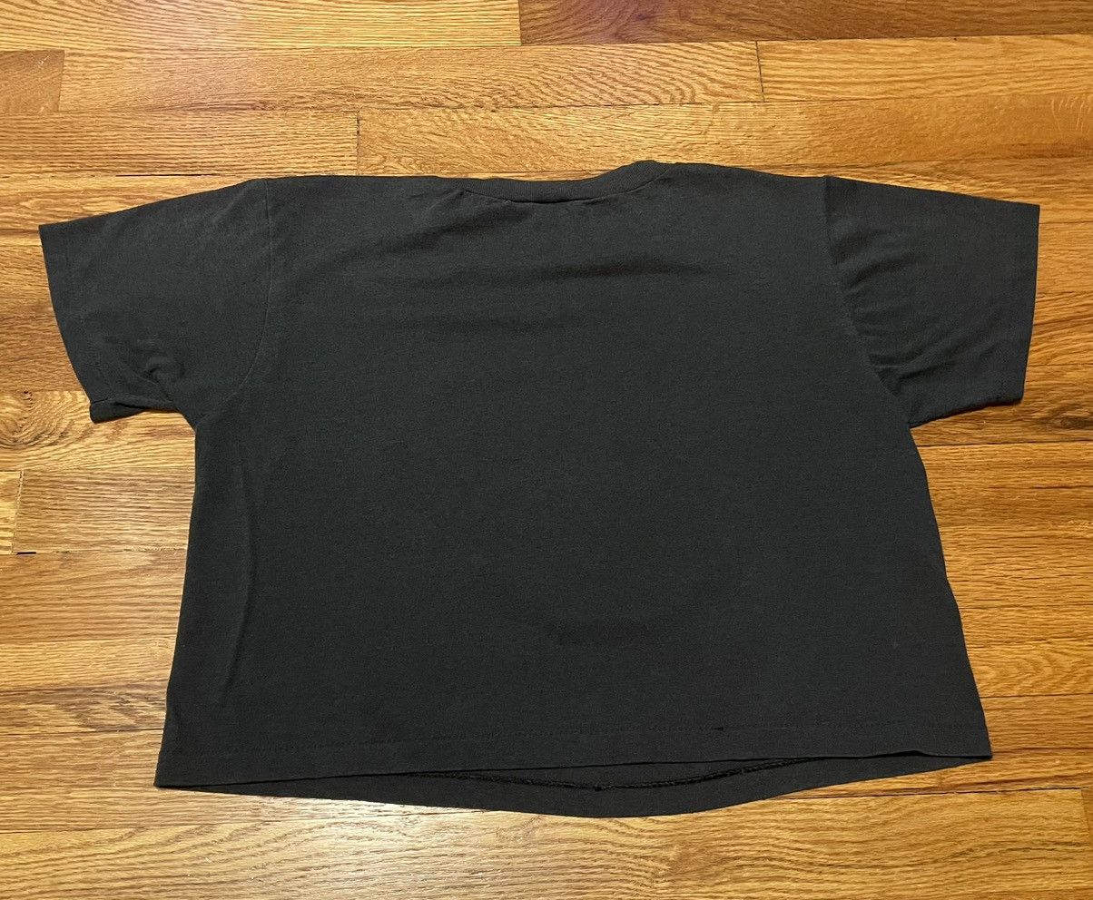 Disney × Vintage Vintage 80s Mickey Minnie Disney Beach Boxy Cropped T Shirt Size S / US 4 / IT 40 - 6 Thumbnail