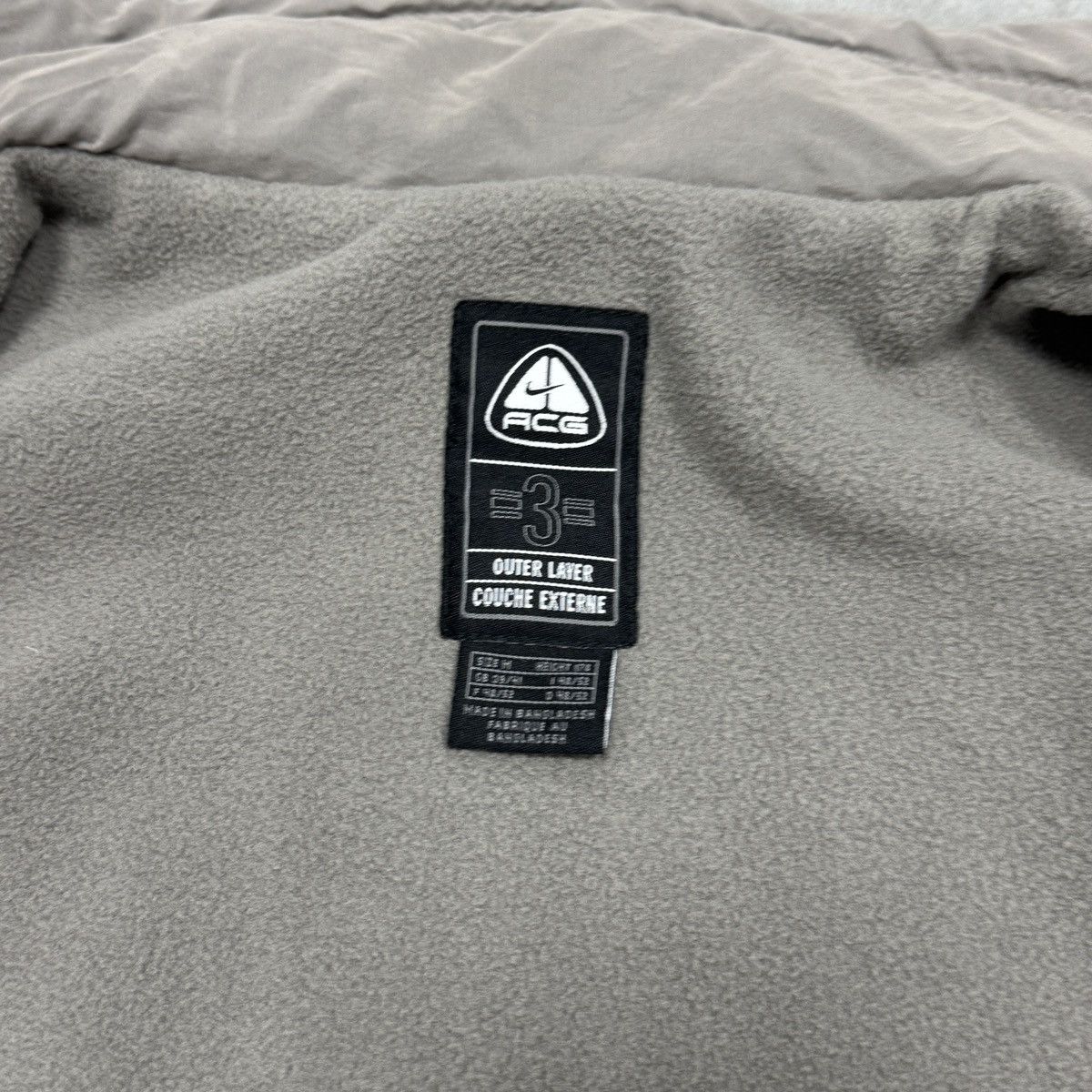 Nike ACG × Vintage Vintage Nike ACG Nylon Fleece Vest Size M Size US M / EU 48-50 / 2 - 12 Thumbnail