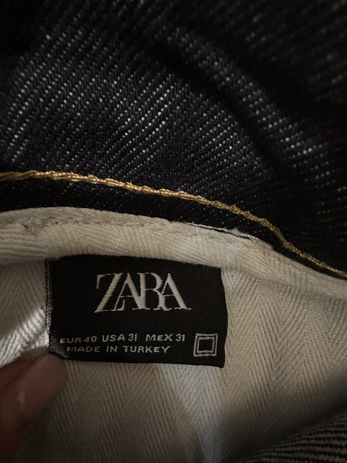 Zara Zara Relaxed Jeans Blue Gray Size 31 Size US 31 - 4 Thumbnail