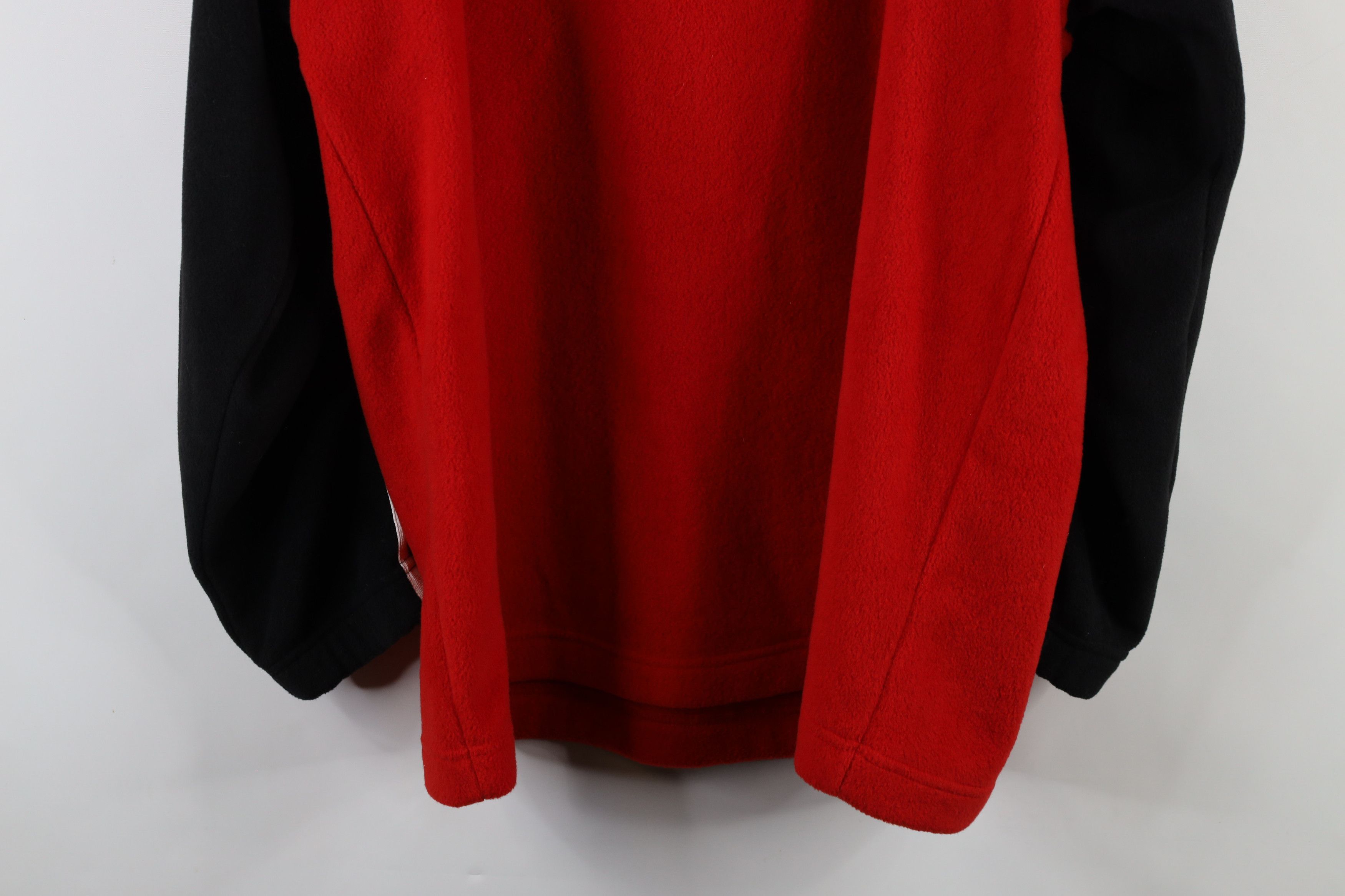 Vintage Vintage 90s Wings Hockey Half Zip Fleece Pullover Sweater Size US L / EU 52-54 / 3 - 11 Thumbnail