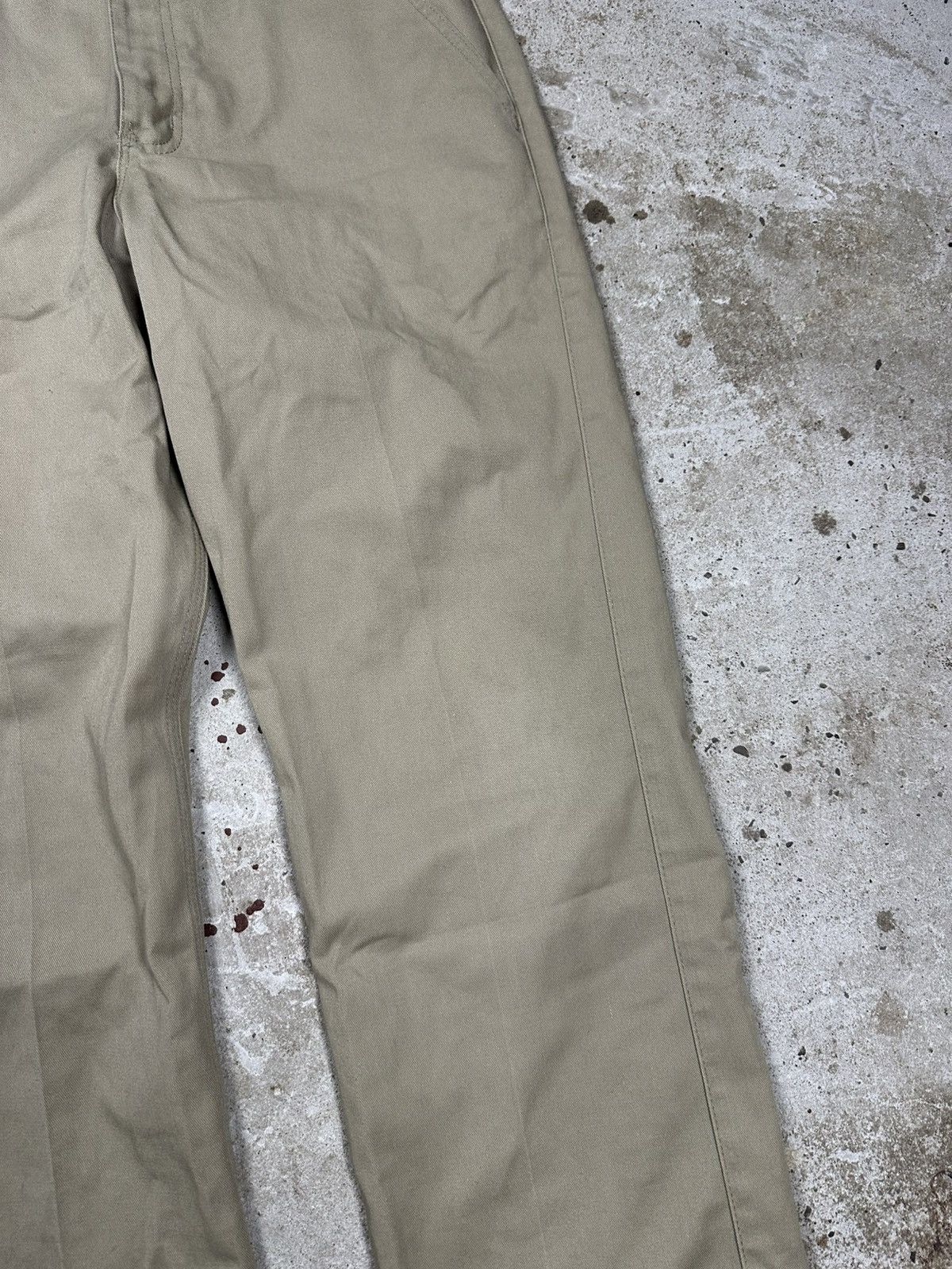 Carhartt × Vintage Vintage 90s Carhartt OG Workwear Beige Distressed Pants Size US 33 - 6 Thumbnail