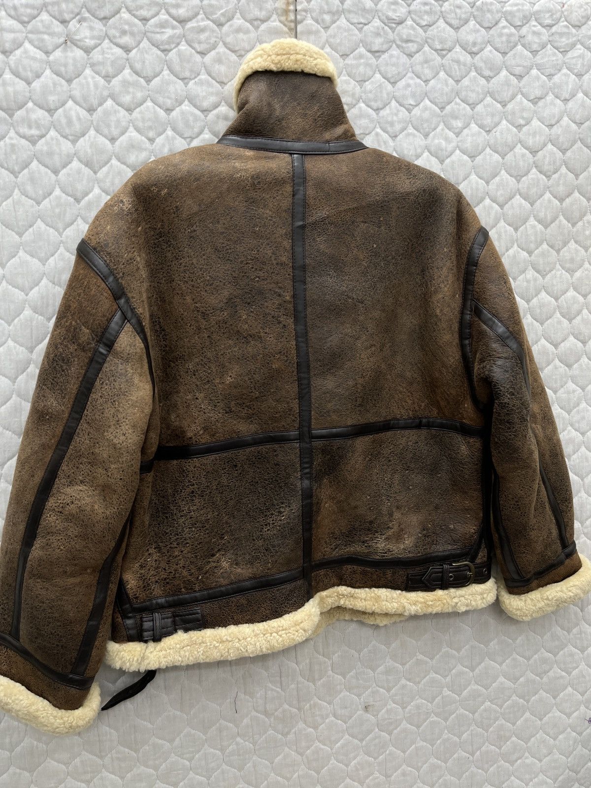 Genuine Leather 🔥🔥🔥STEALS VTG B3 MILITARY SHEARLING LEATHER JACKET Size US M / EU 48-50 / 2 - 6 Thumbnail