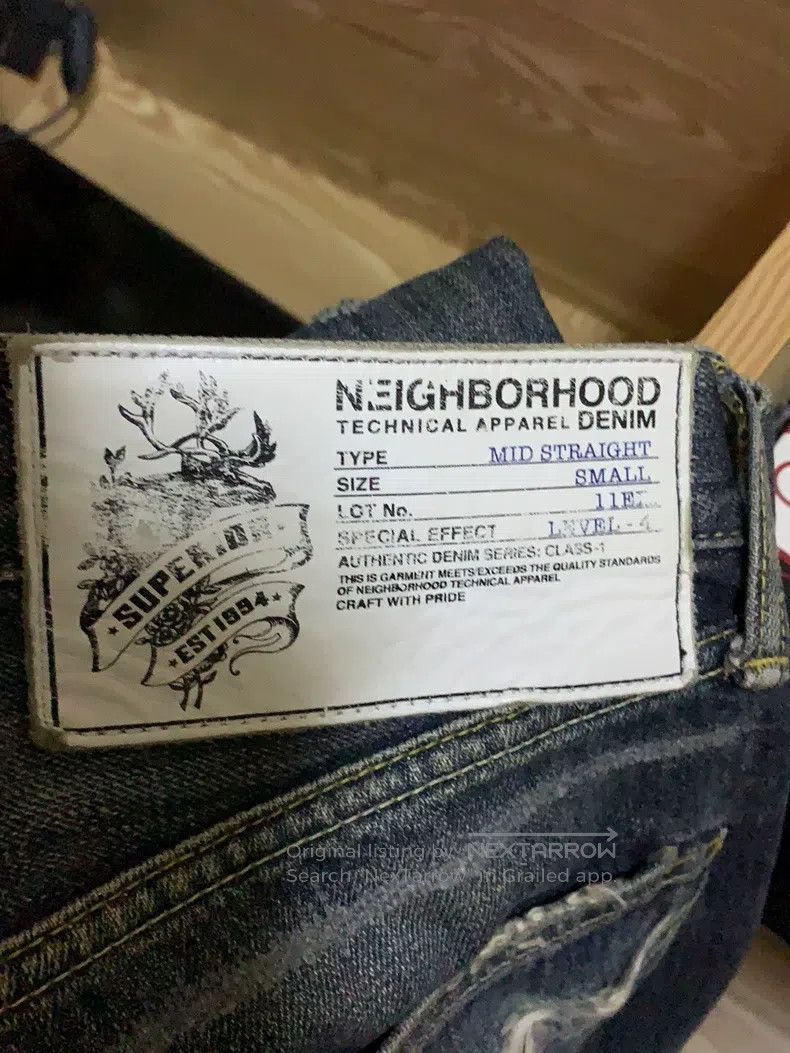 Neighborhood Neighborhood size L Niuwangzai pants, cut with knives and Size US 27 - 1 Thumbnail