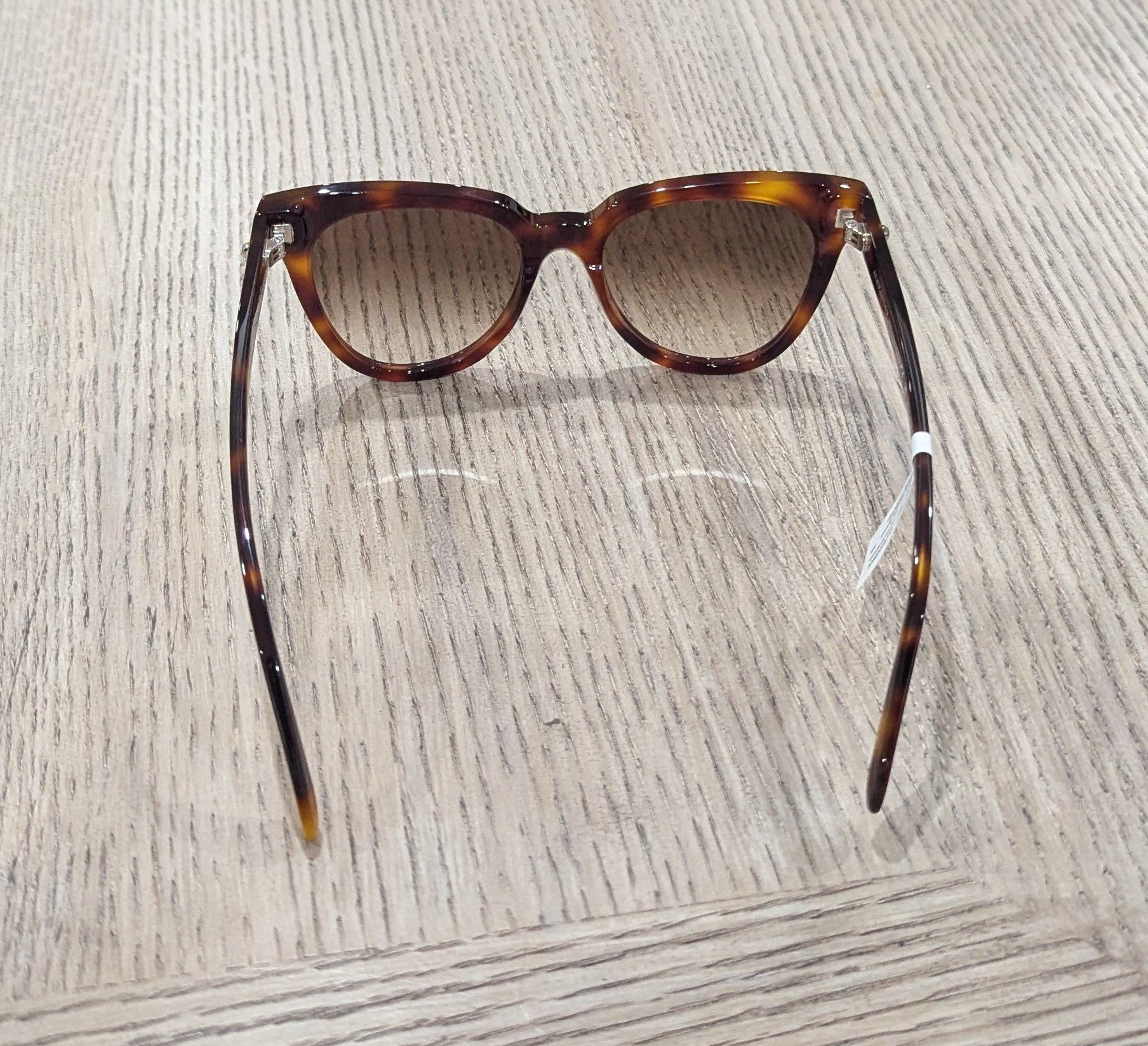 Alexander McQueen Oval 53mm Sunglasses Havana Brown