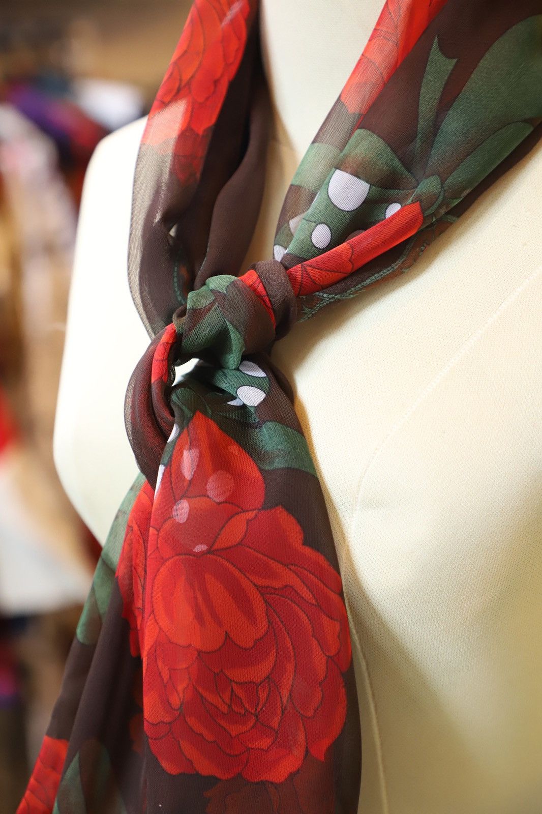 Japanese Brand Scarf Japanese Vintage Scarves Size ONE SIZE - 3 Thumbnail
