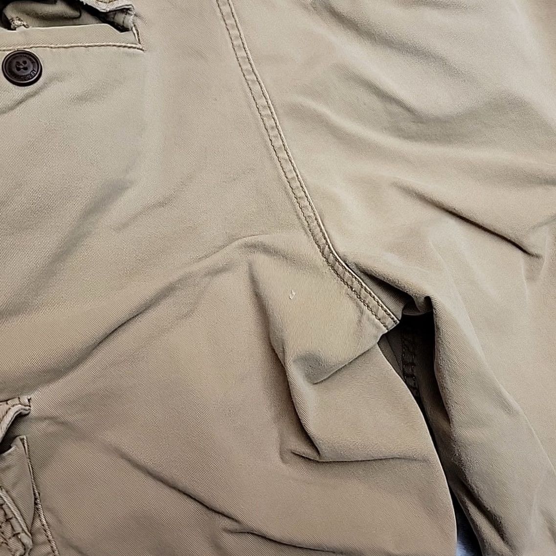 Aeropostale VINTAGE Aeropostale Shorts Mens 31 Tan Cargo Flat Front Outdoor Drawstring Casual Size US 31 - 7 Thumbnail
