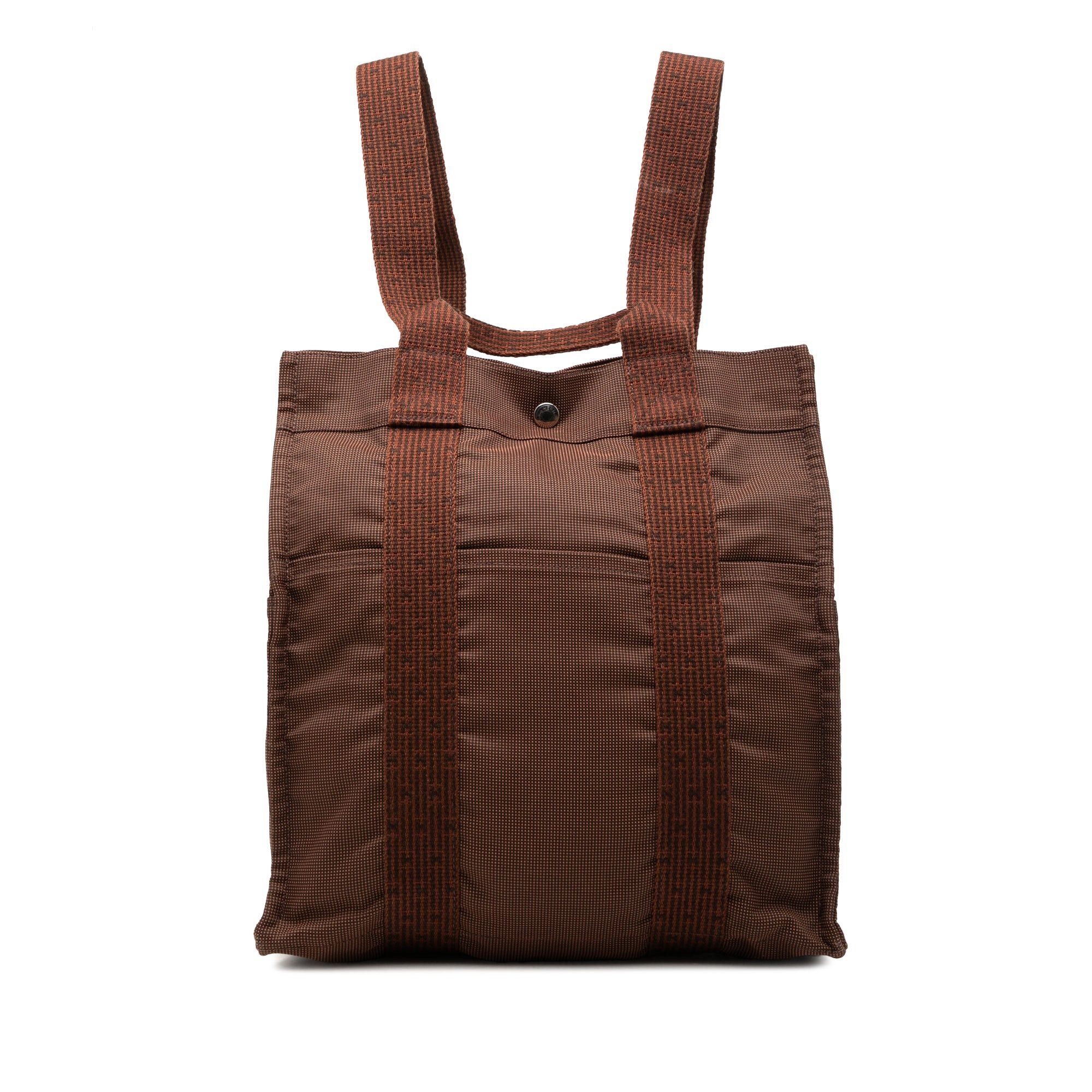 Hermes Canvas Herline Backpack MM Size ONE SIZE - 1 Thumbnail