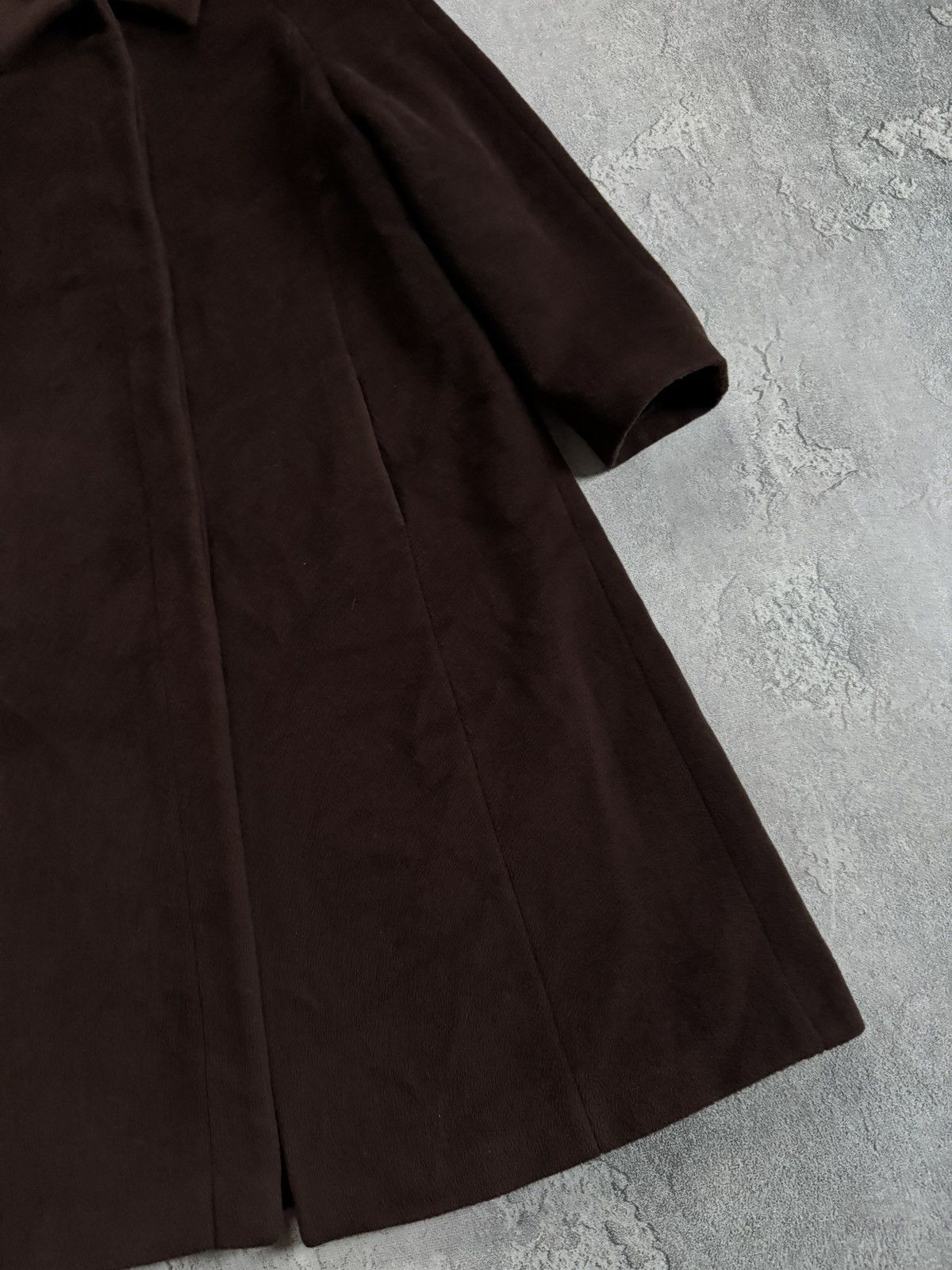Escada Escada 42size Retro vintage brown wool coat long jacket 00s Size M / US 6-8 / IT 42-44 - 8 Thumbnail