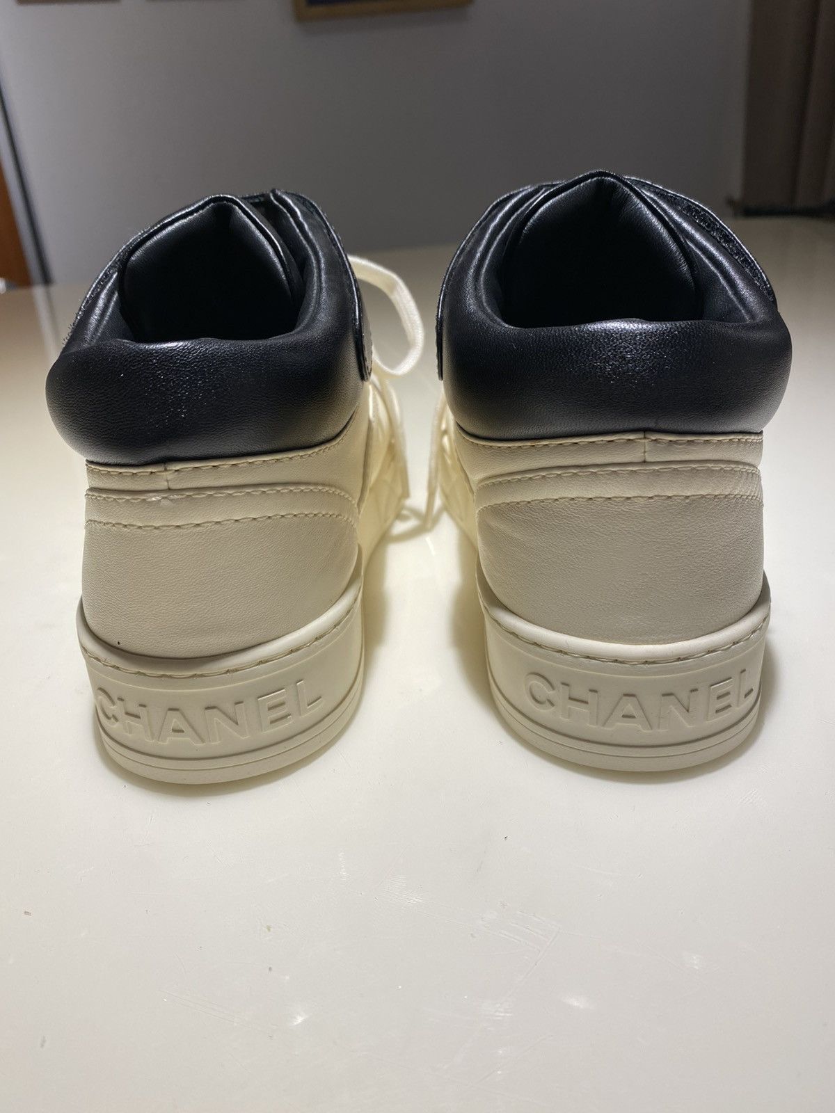 Chanel Chanel Coco Mark Leather Trainers US5.5 Size US 5.5 / IT 35.5 - 6 Thumbnail