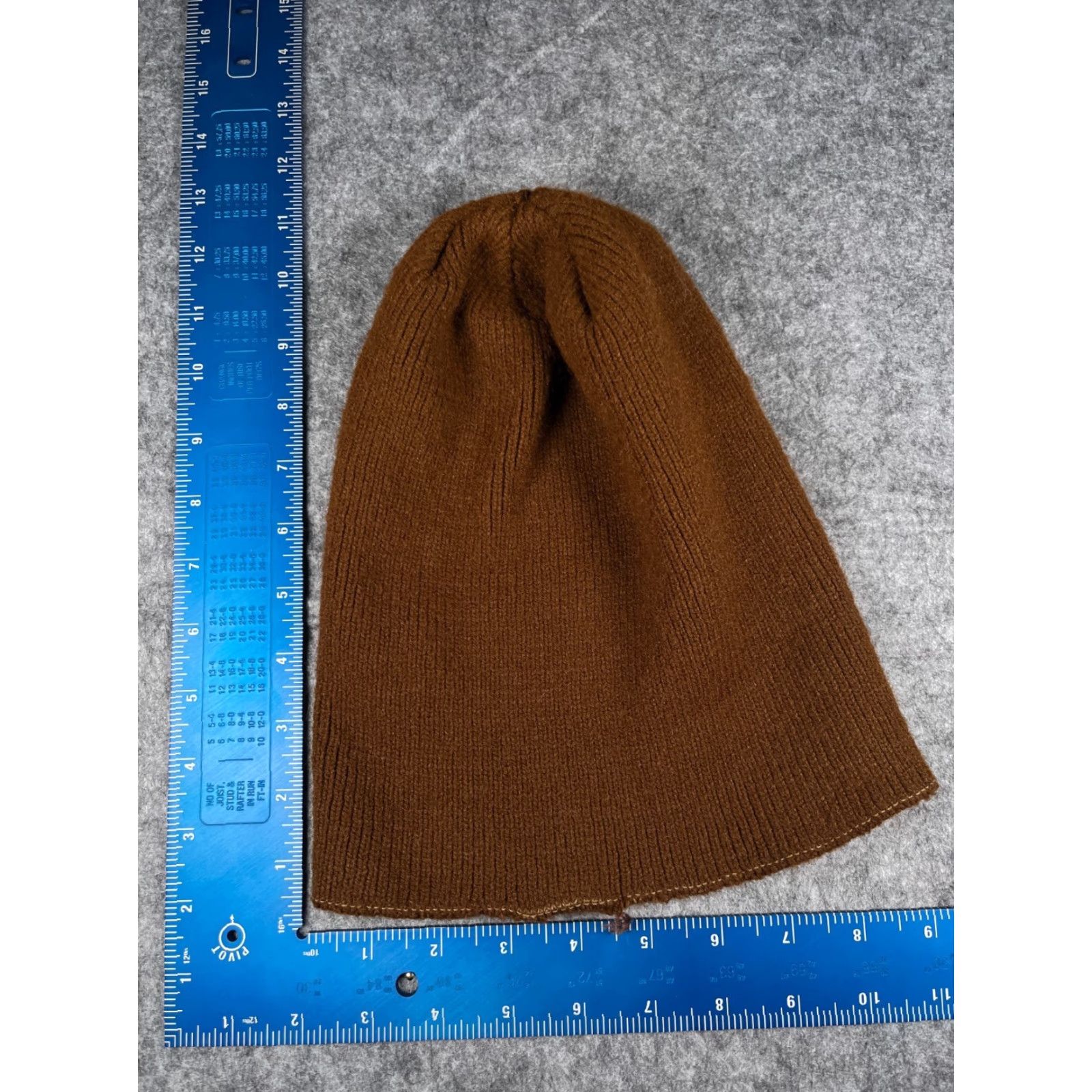 Vintage VINTAGE Beanie Toque Adult One Size Brown Knit Acrylic Blend Camp Hike Ski Outdoors Size ONE SIZE - 3 Thumbnail