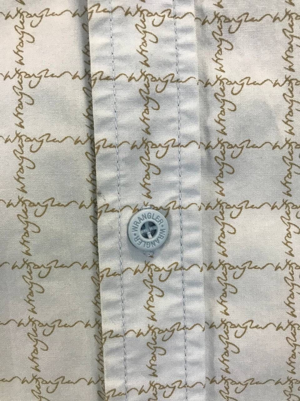 Wrangler Wrangler vintage designer monogram shirt Size US L / EU 52-54 / 3 - 4 Thumbnail