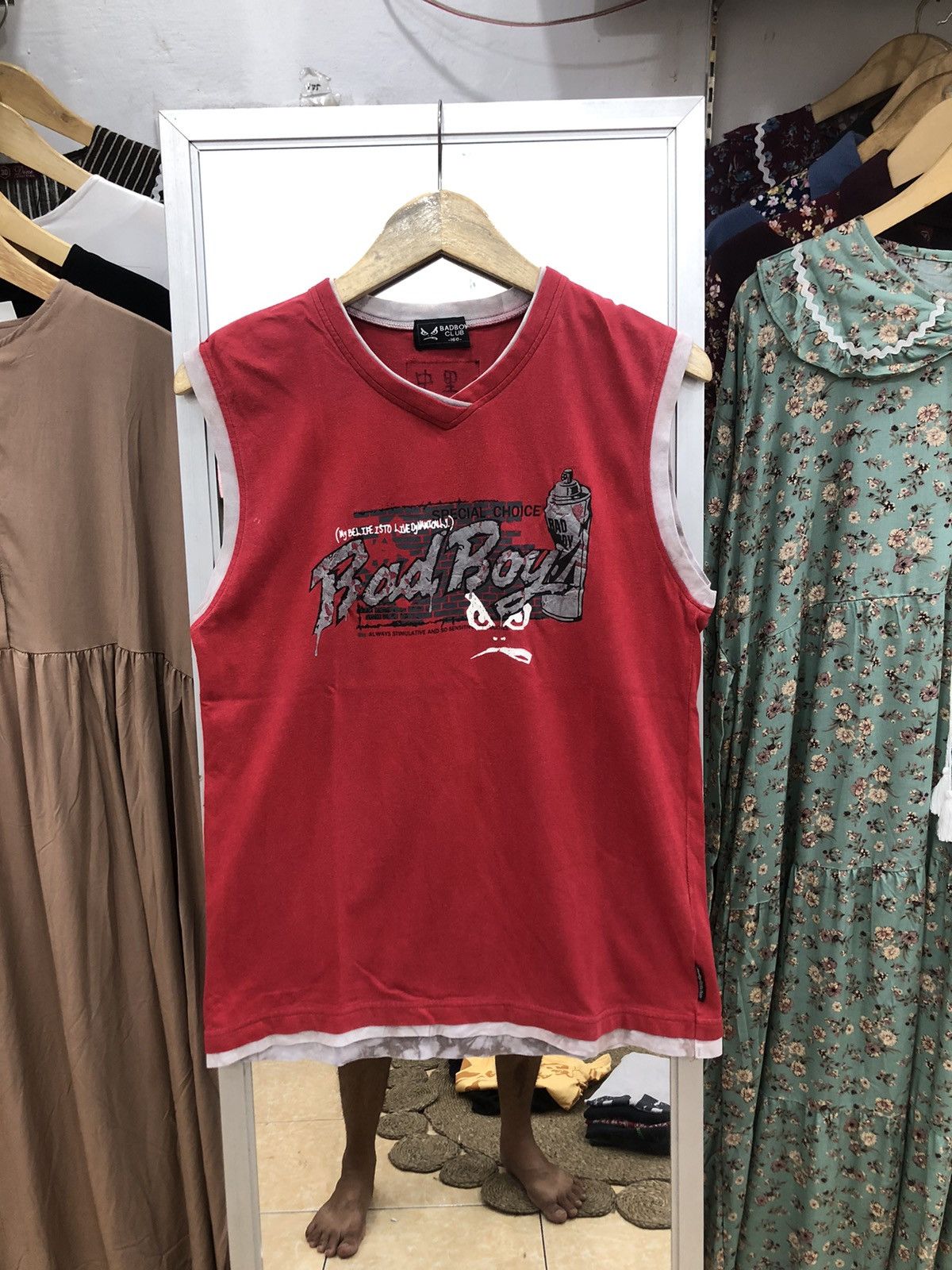 14th Addiction × Japanese Brand Y2k Double layer Badboy Tanktop Size US S / EU 44-46 / 1 - 1 Thumbnail