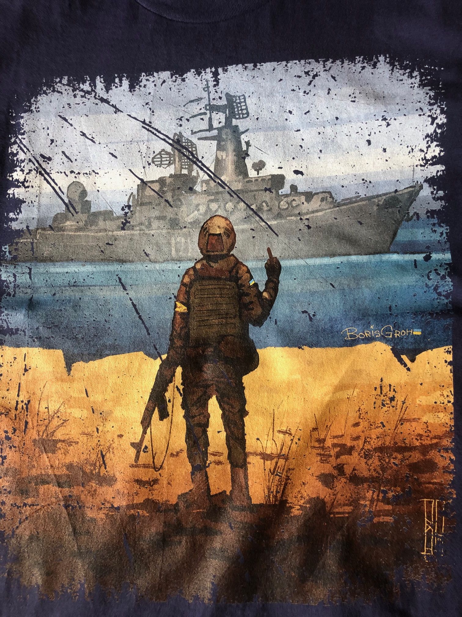Other Ukrainian soldier Boris Groh Snake Island Size US L / EU 52-54 / 3 - 1 Thumbnail