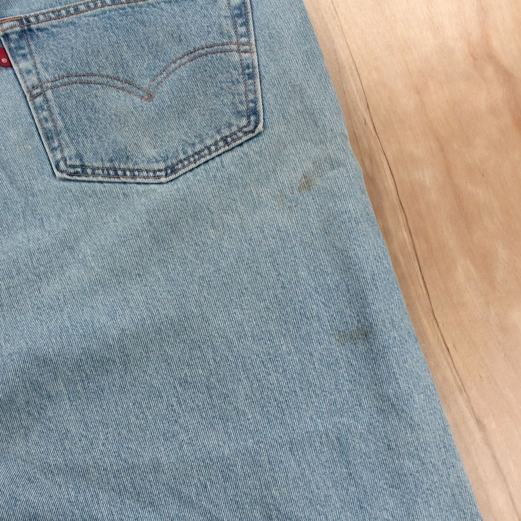 Levi's LEVI'S 501 fit denim jeans 40x32 faded red tab button fly workwear 90s 00s Mens Size US 40 / EU 56 - 3 Thumbnail