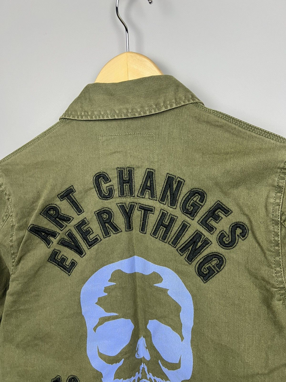 Zadig & Voltaire Zadig & Voltaire Kayak Military Jacket RARE Big Logo Army Size US XS / EU 42 / 0 - 2 Thumbnail