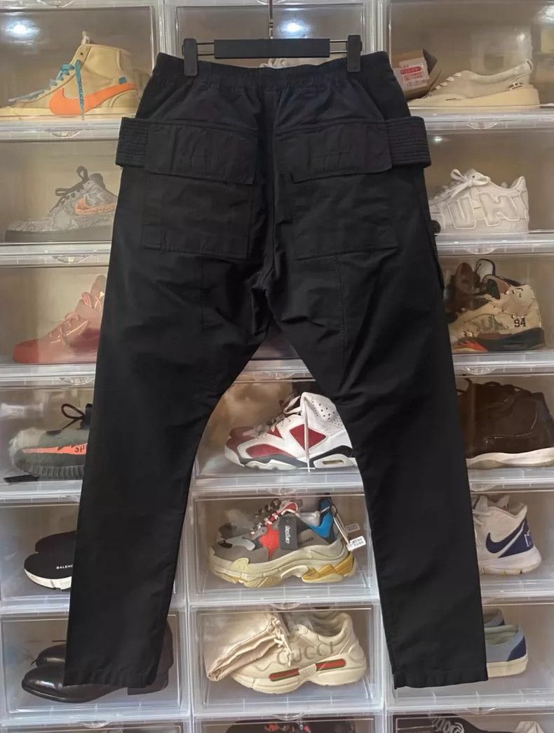 Rick Owens Rick Owens size s Black double-loop nylon pants Size US 28 / EU 44 - 2 Thumbnail