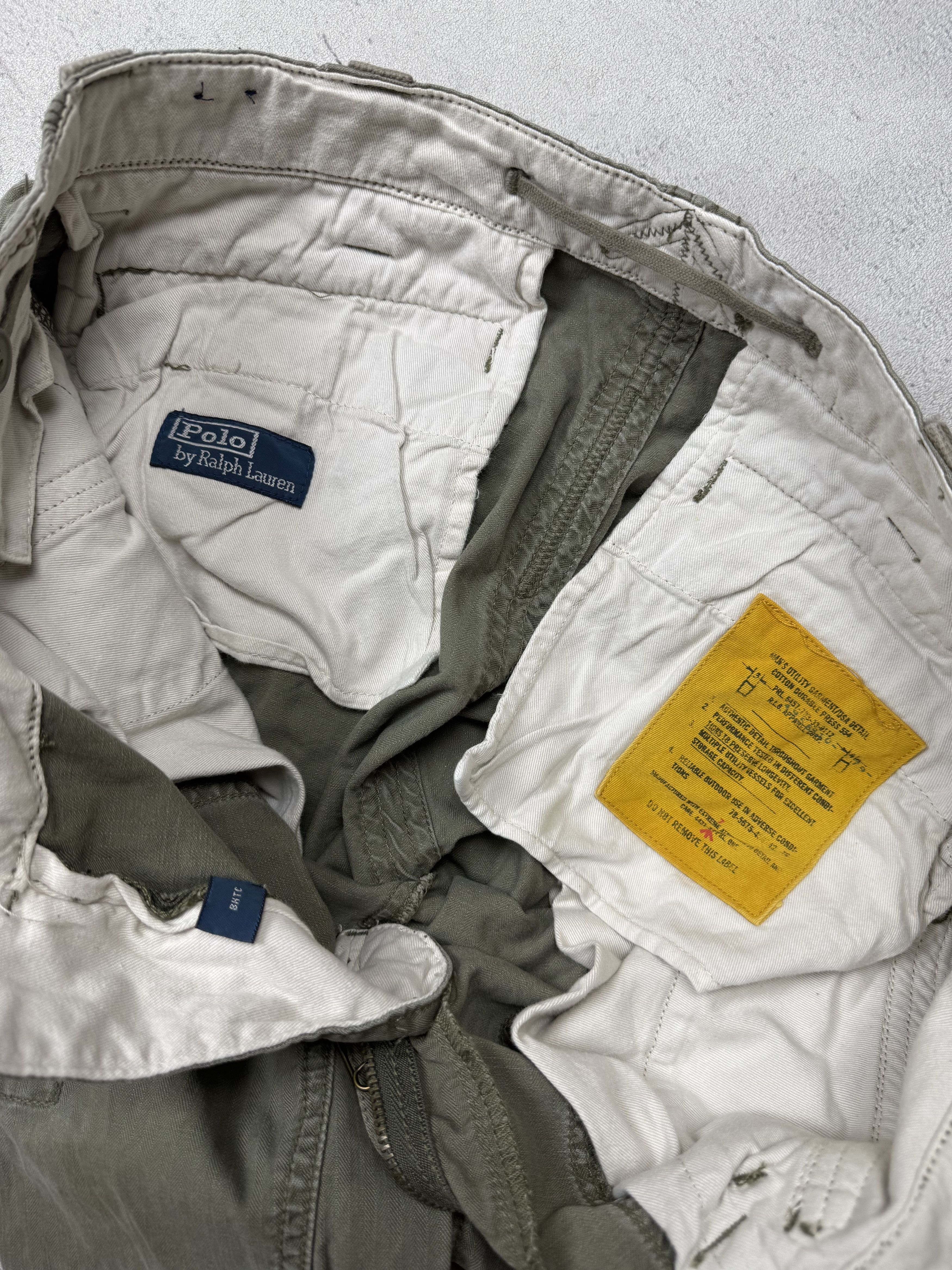 Polo Ralph Lauren Polo Ralph Lauren Cargo Pants Multi Pocket Size US 33 - 7 Thumbnail