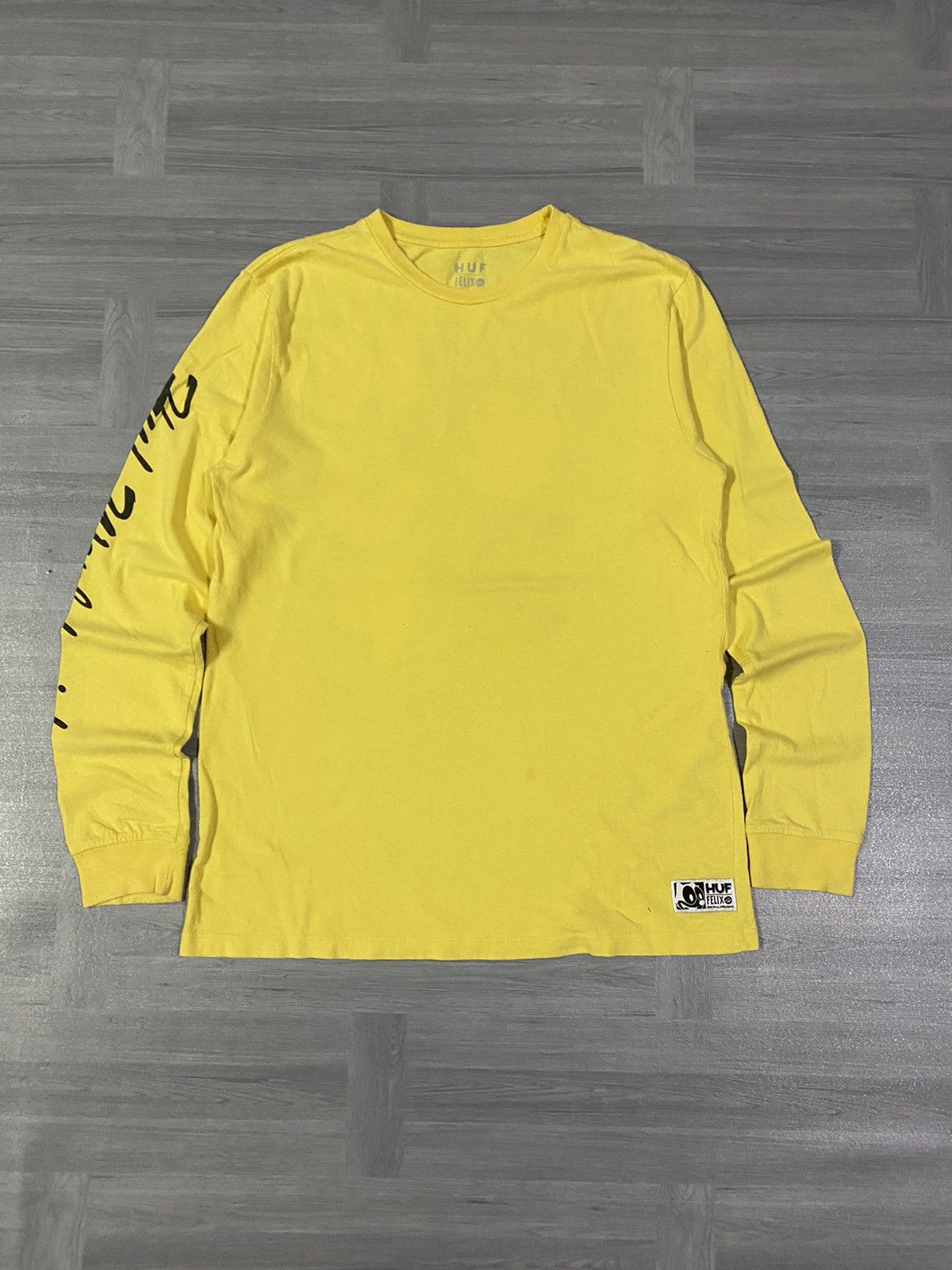 Huf Huf x Felix The Cat Graphics Yellow Long Sleeve Size US S / EU 44-46 / 1 - 10 Thumbnail
