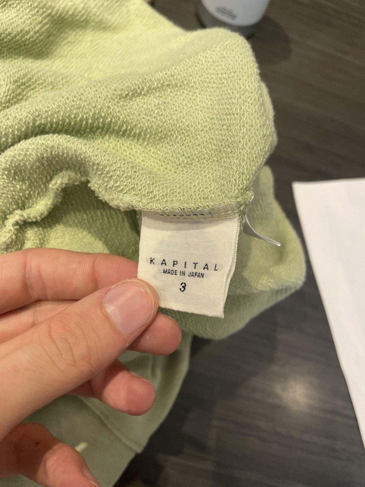 Kapital Kapital Logo Hoodie Seafoam Size 3 Size US L / EU 52-54 / 3 - 5 Thumbnail