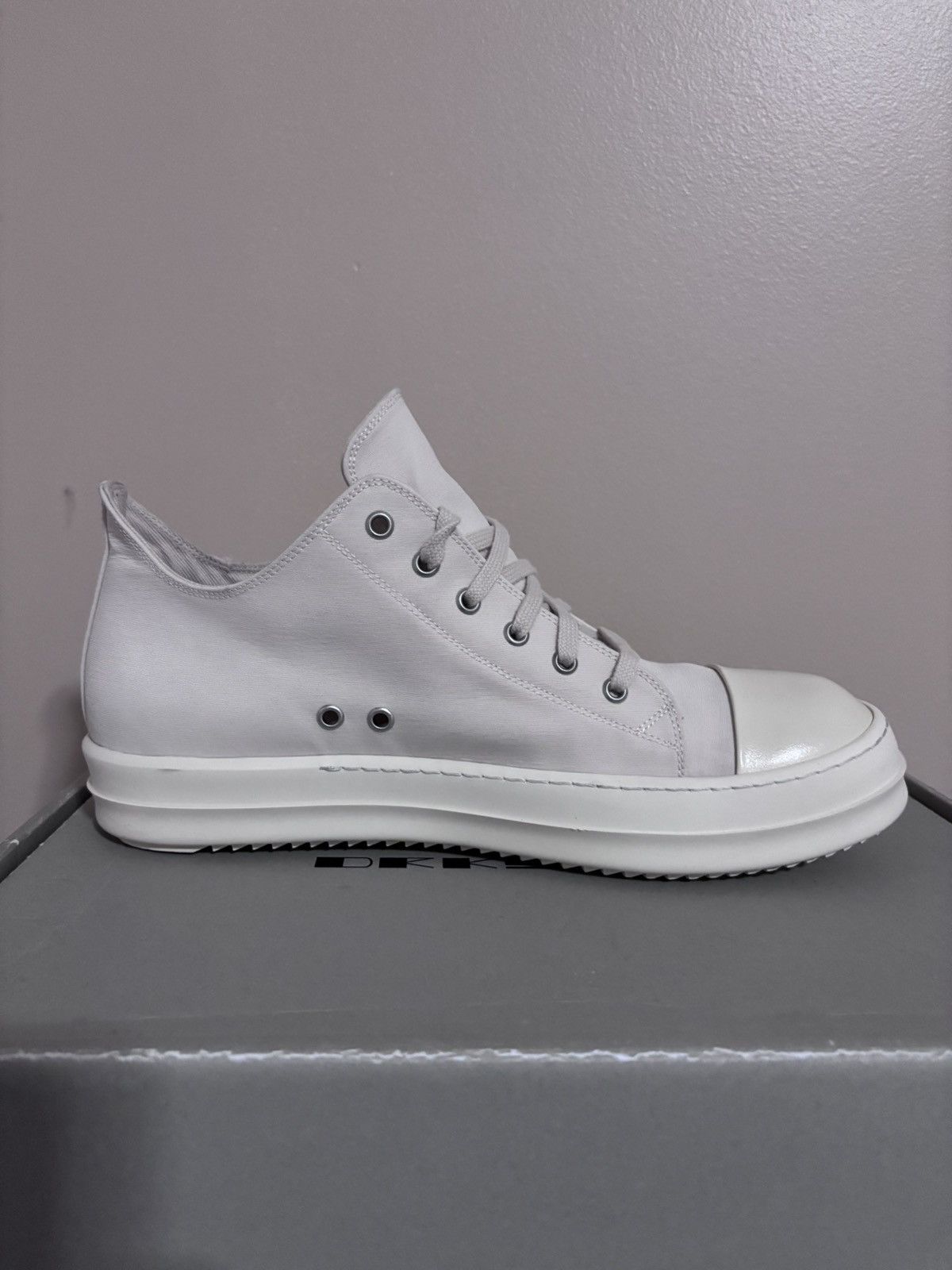 Rick Owens Rick Owen’s Low Ramone Natural & Milk Size US 11 / EU 44 - 5 Thumbnail