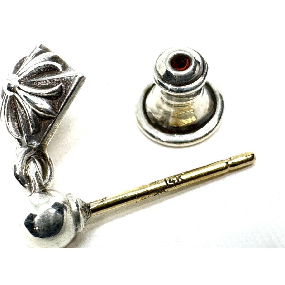 Chrome Hearts Chrome Hearts Pyramid Drop Earring SV925 Silver Size ONE SIZE - 4 Thumbnail