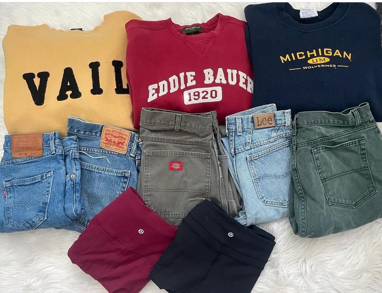 Other Men’d Vintage Clothing Mystery Box 15 Pcs Of High End Items Size ONE SIZE - 3 Thumbnail