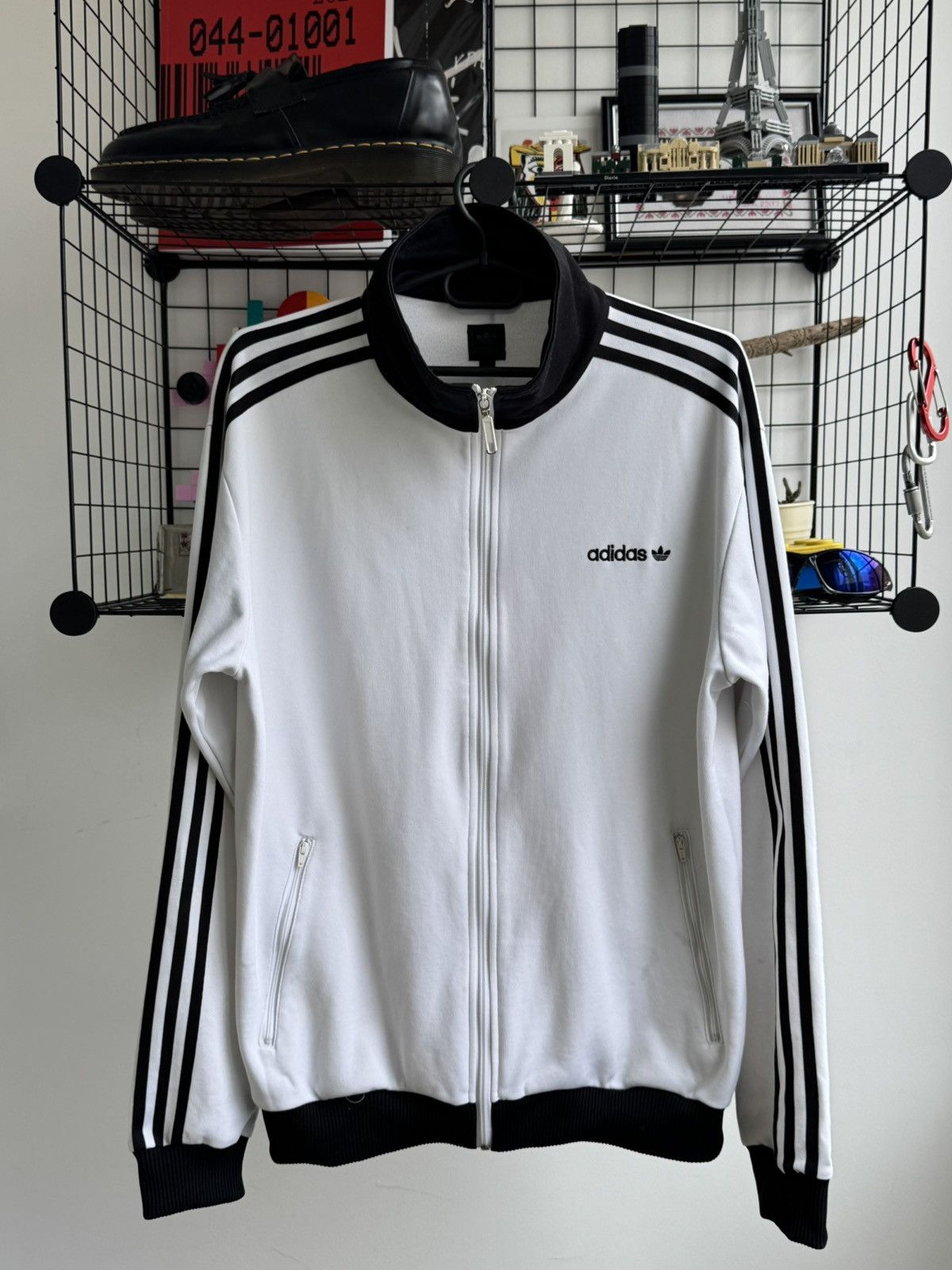 Adidas Vintage Adidas Track Retro Olympic Jacket OOs Size US L / EU 52-54 / 3 - 1 Thumbnail