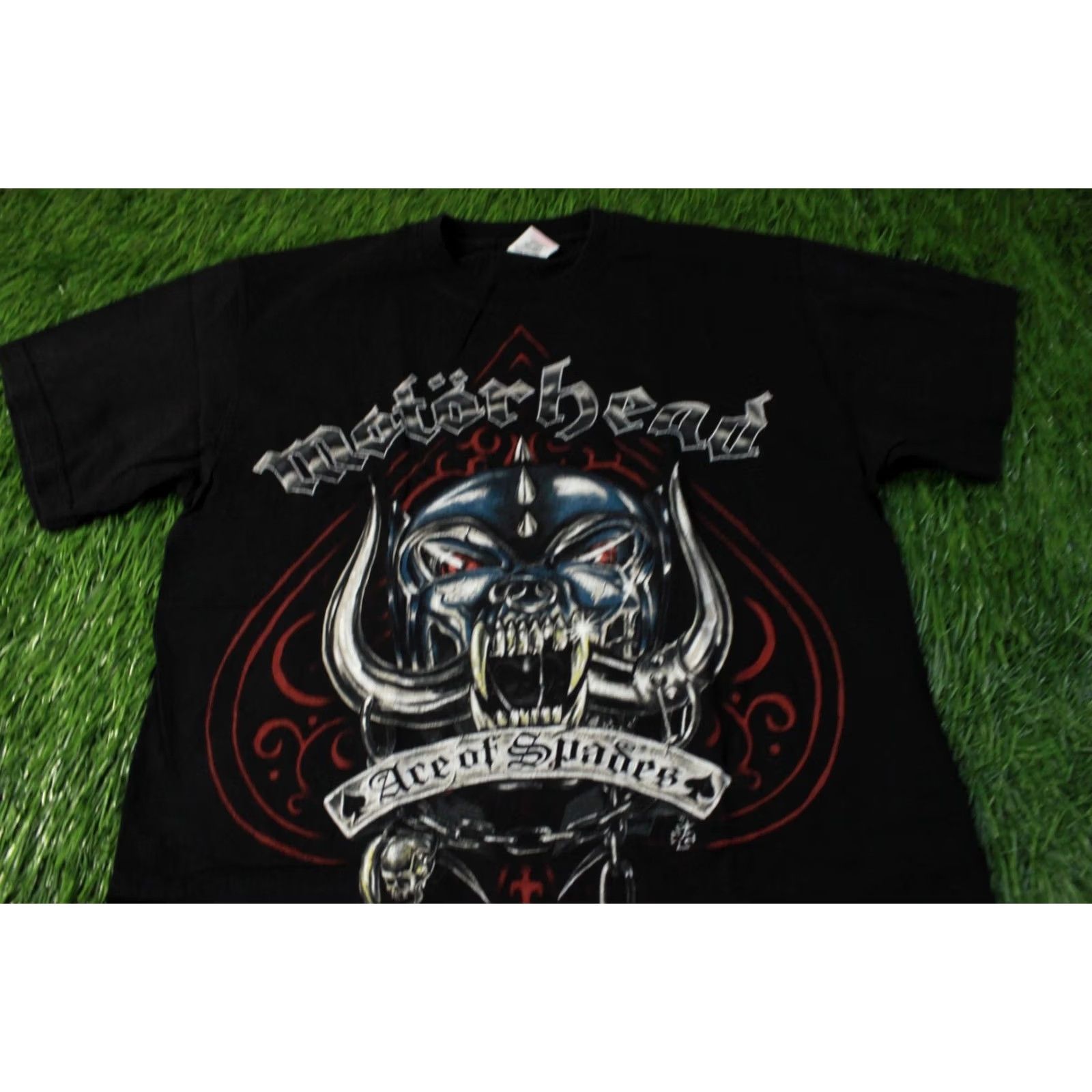 Fruit Of The Loom Motorhead Ace of Spades Shirt Mens M Black 100% Cotton Fruit of the Loom Rock Shirt T-Shirt Vintage No N/A Size US M / EU 48-50 / 2 - 3 Thumbnail