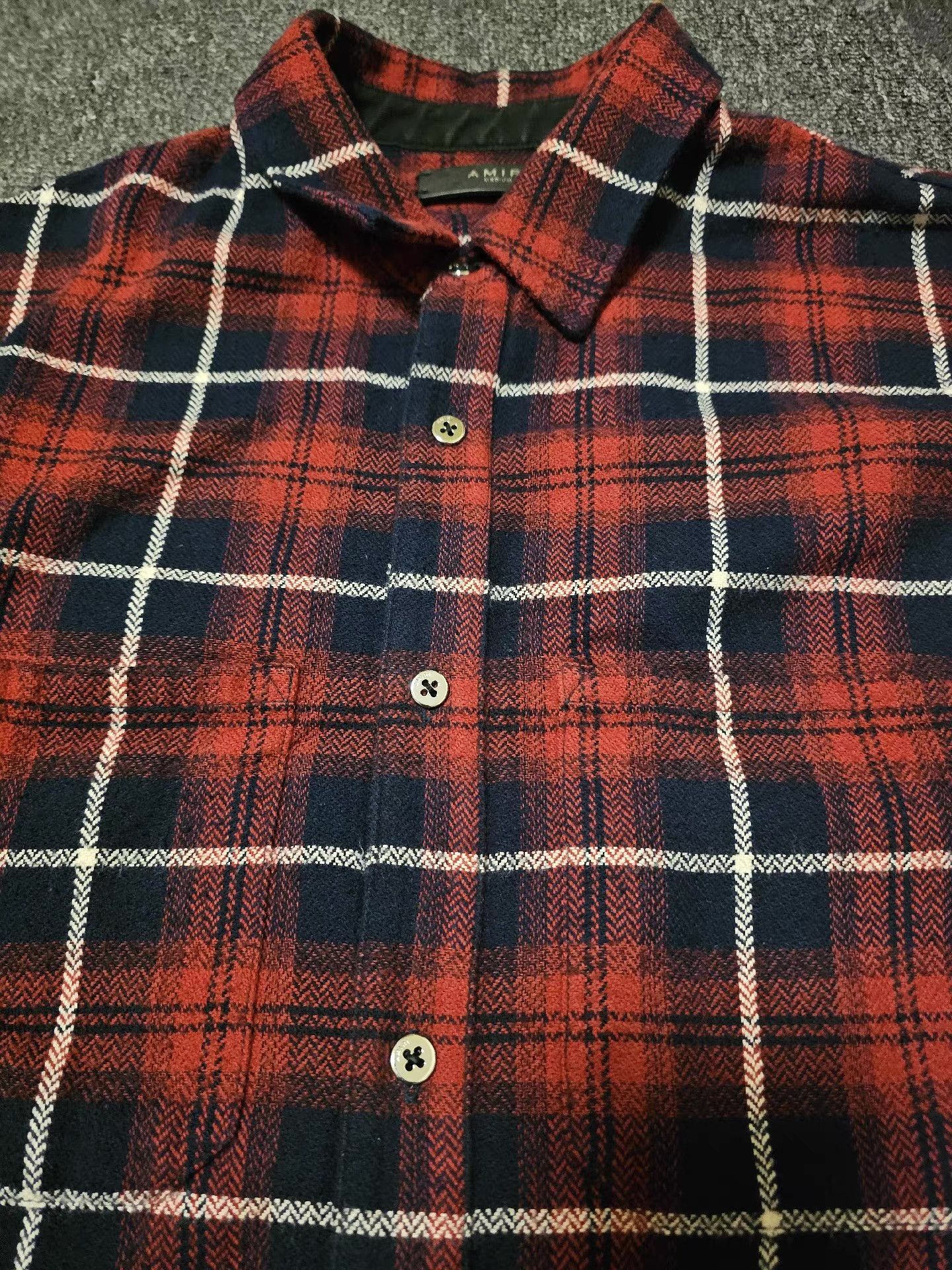 Amiri Amiri Red Plaid Shirt, Q4 Size US M / EU 48-50 / 2 - 3 Thumbnail
