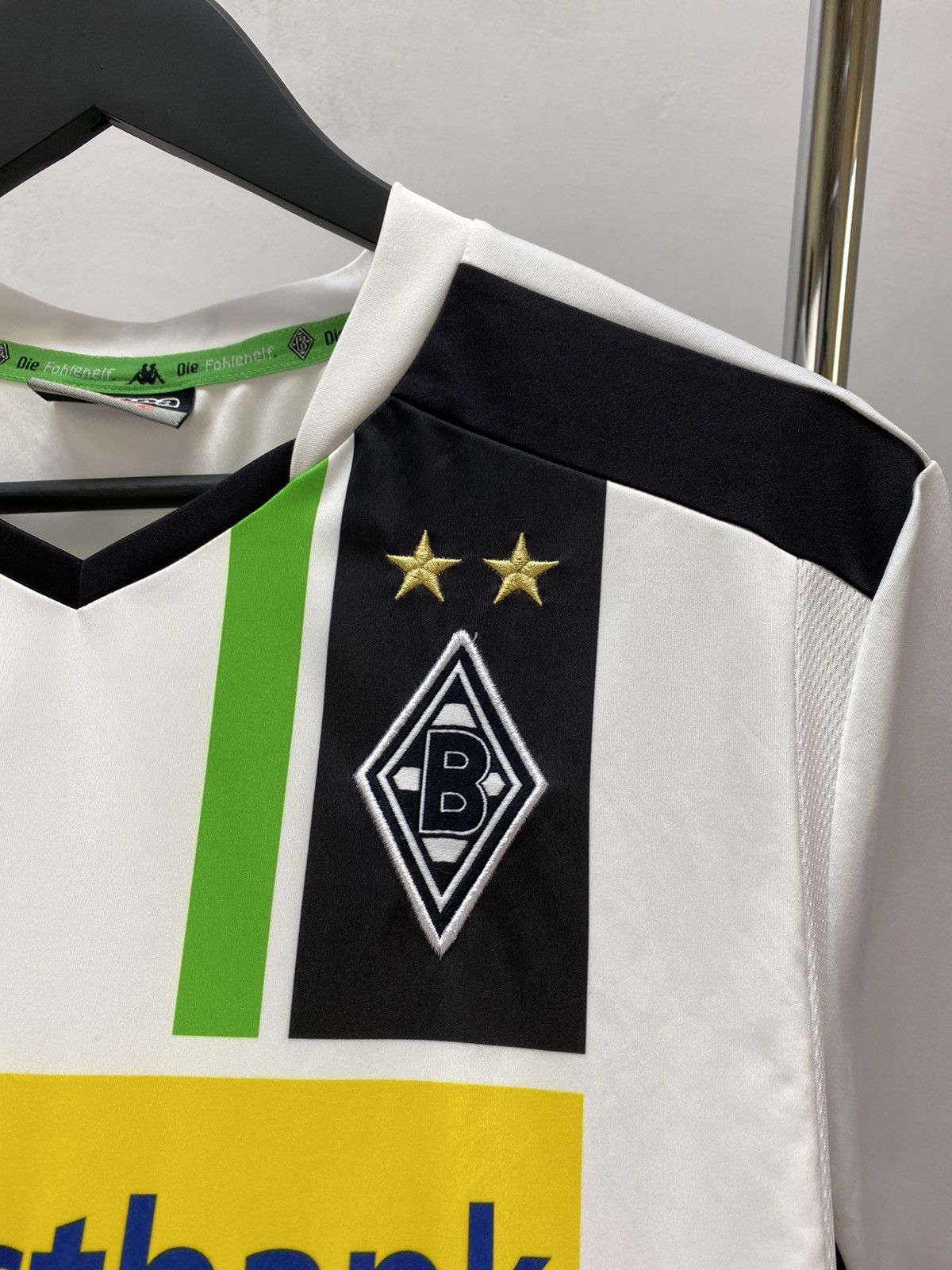 Kappa Borussia Mönchengladbach 2014 Soccer Jersey Home Size US L / EU 52-54 / 3 - 13 Thumbnail