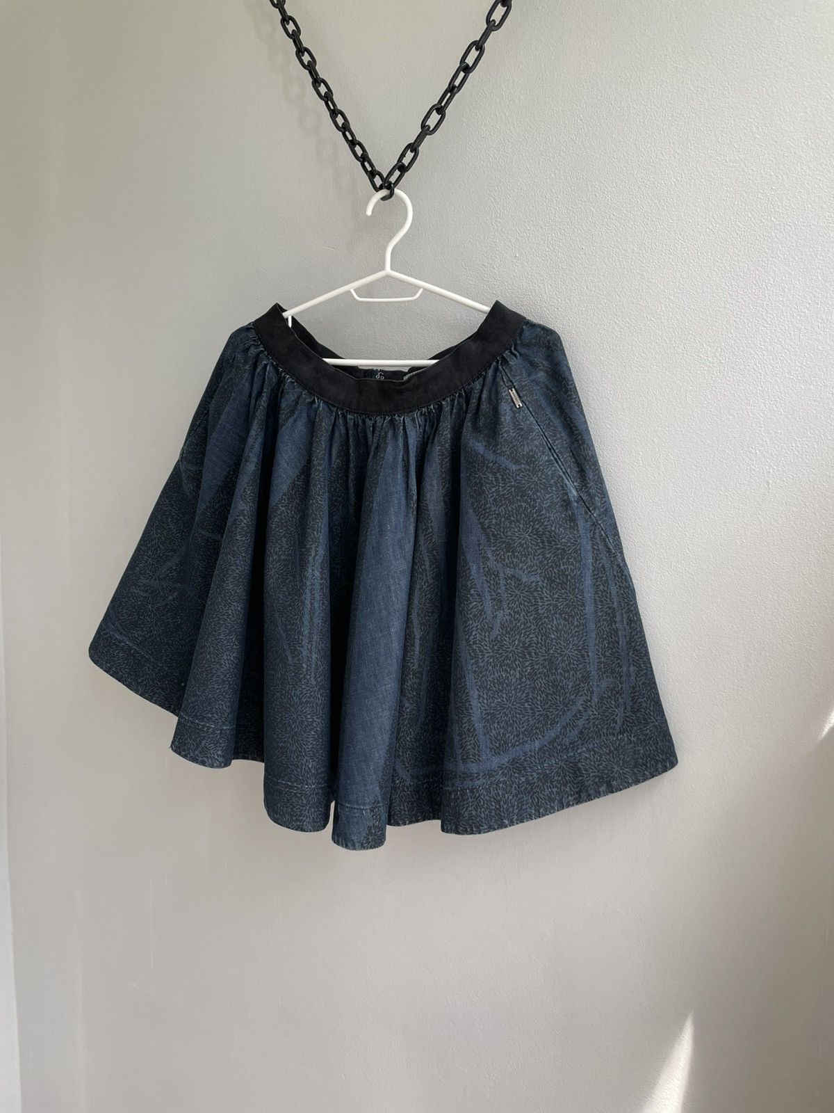 Miss Sixty Miss Sixty Vintage Y2K Denim Doris Midi Skirt Avant Garde Size 34" / US 12 / IT 48 - 2 Thumbnail