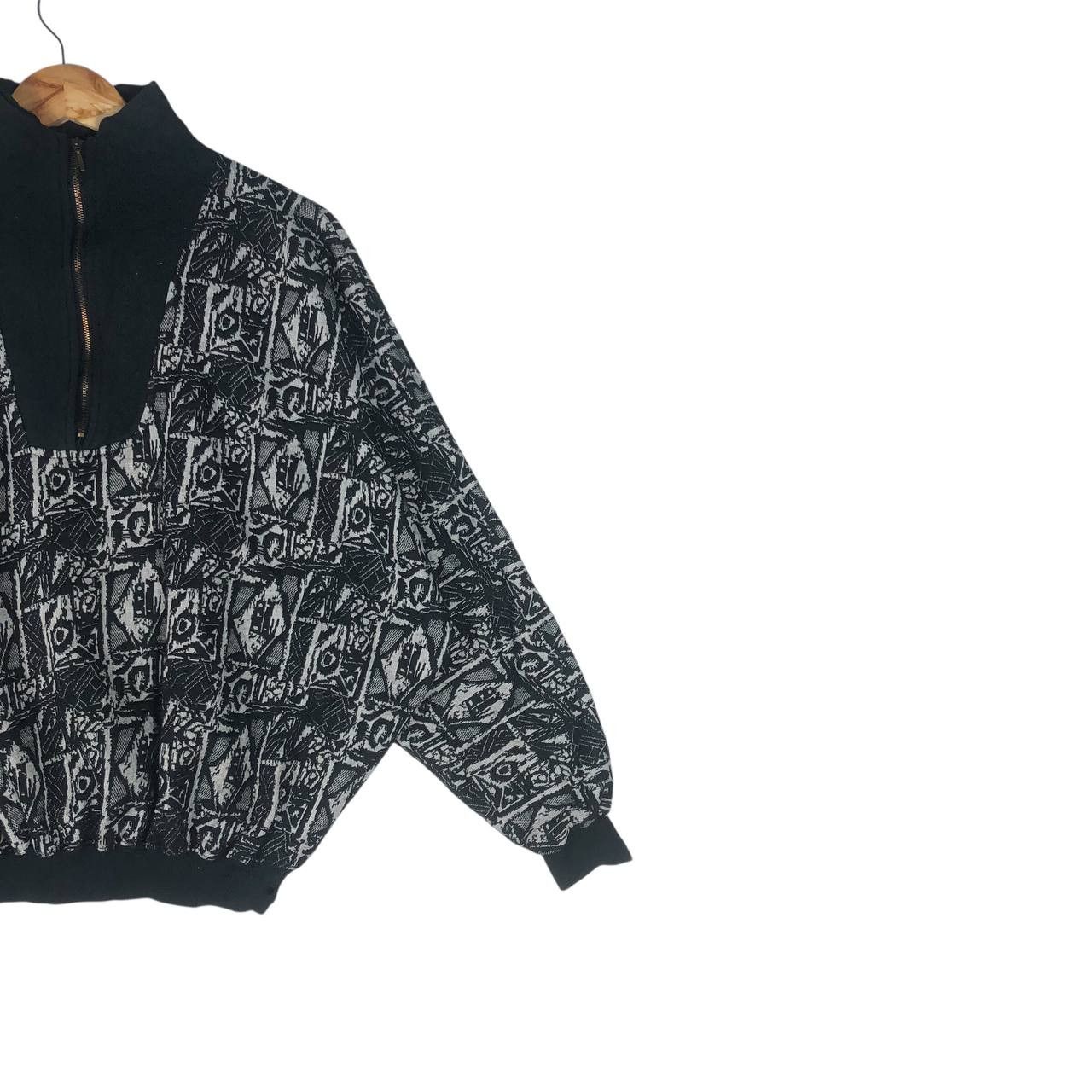 Japanese Brand Vintage Root Three Half Zipper Sweatshirt Size US M / EU 48-50 / 2 - 4 Thumbnail